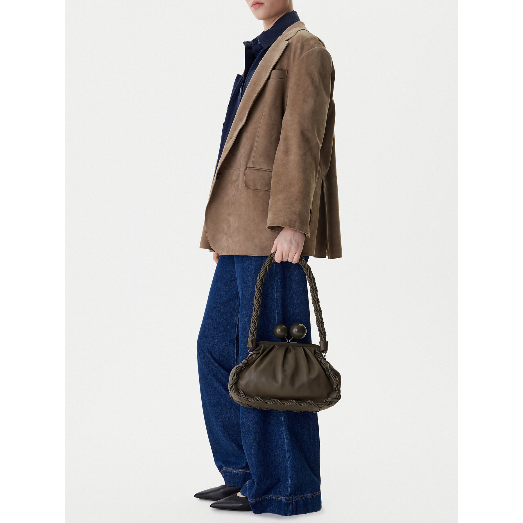 Τσάντα Weekend Max Mara 2615511144650 Χακί