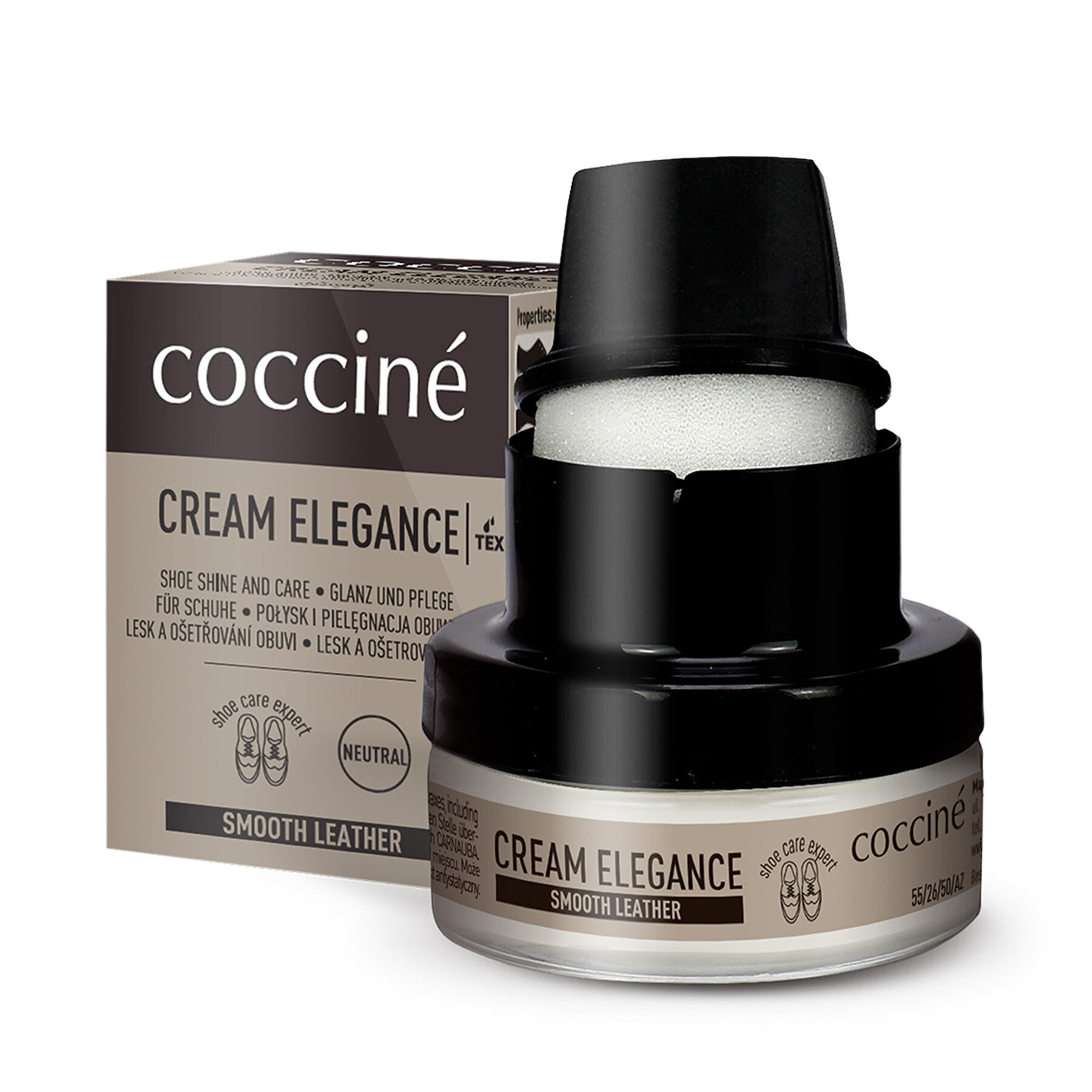 Coccine Κρέμα παπουτσιών Coccine Cream Elegance 55/26/50/14/A/V7 Καφέ