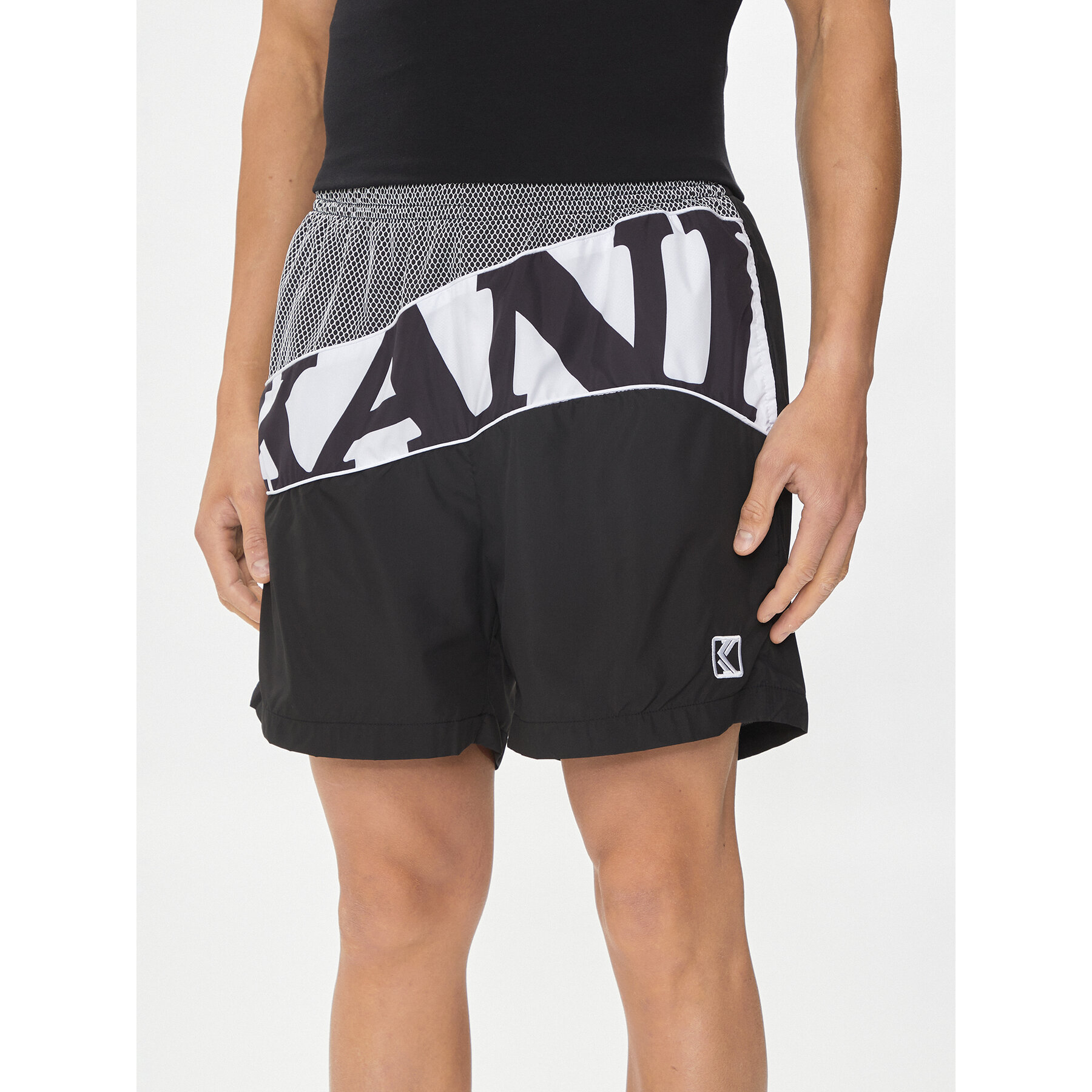 Karl Kani Sportshorts Wavy Retro 6013814 Schwarz Loose Fit