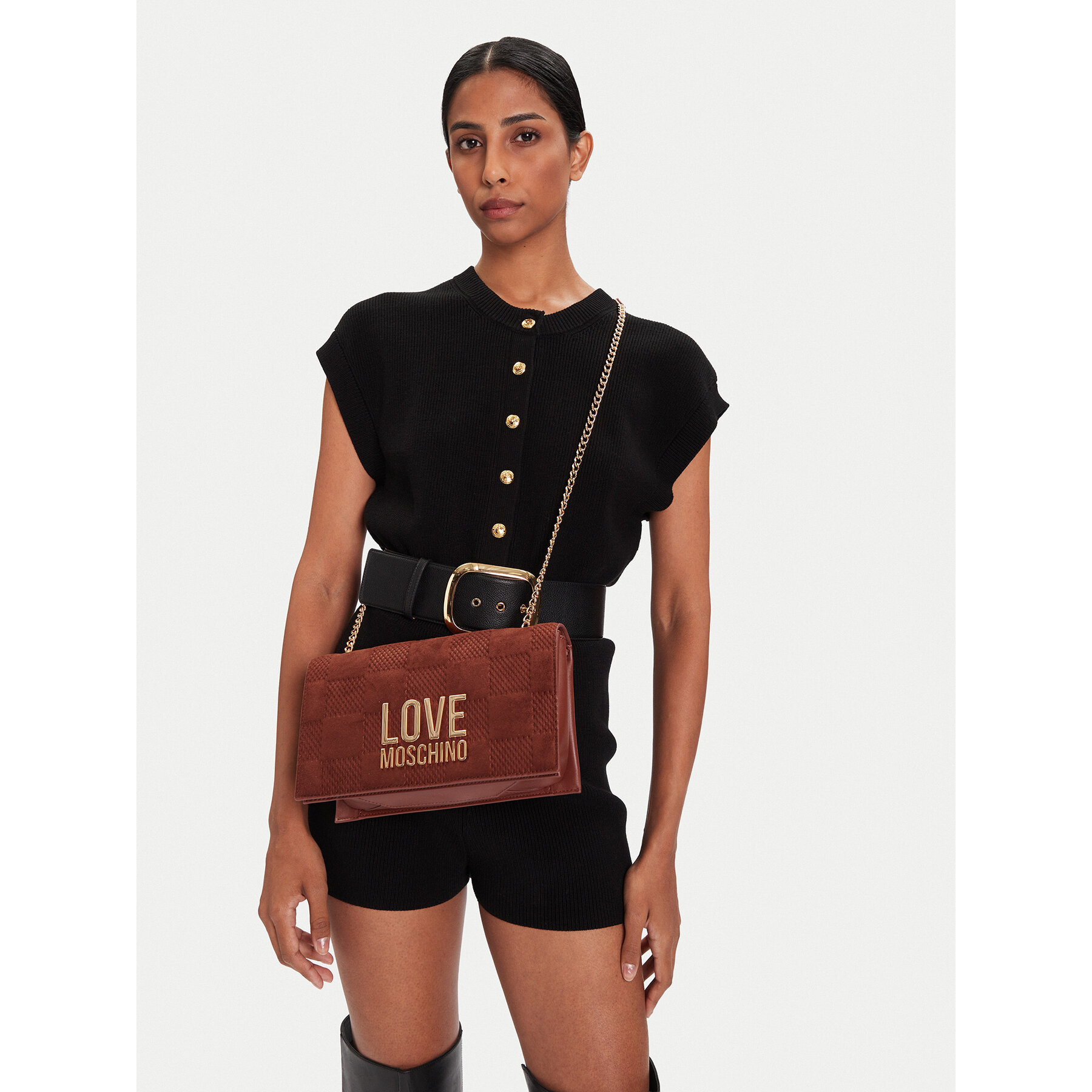 Torbica LOVE MOSCHINO JC4122PP0NKB120A Smeđa