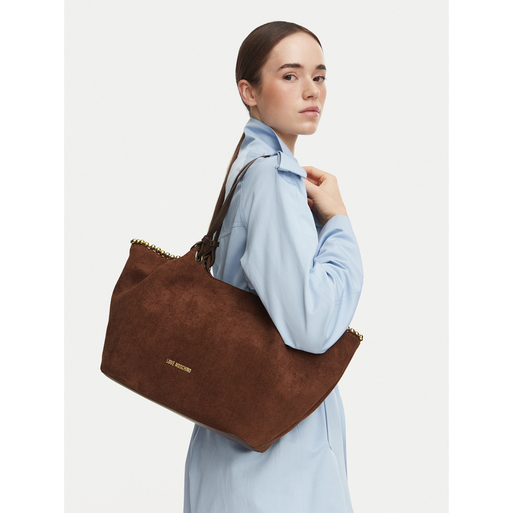 Kabelka LOVE MOSCHINO JC4220PP0PKF131A Hnedá
