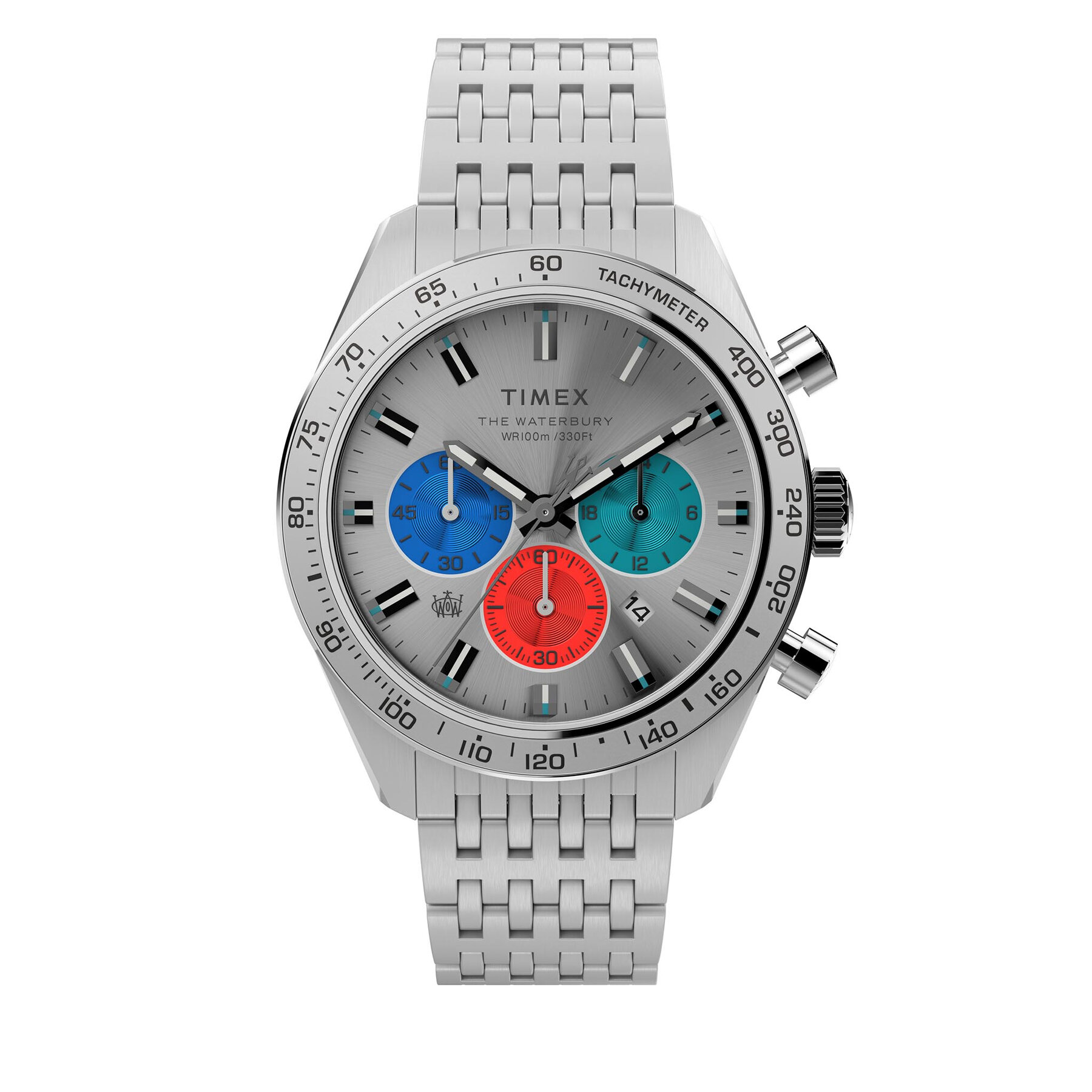 Ceas Timex Waterbury Chronograph TW2V42400 Silver Ceas imagine super redus 2022