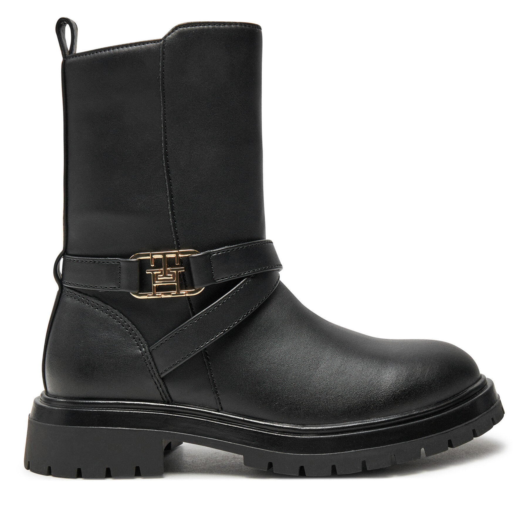  Bokacsizma Tommy Hilfiger T3A5-33574-1351 M Fekete akciós termékkép 1