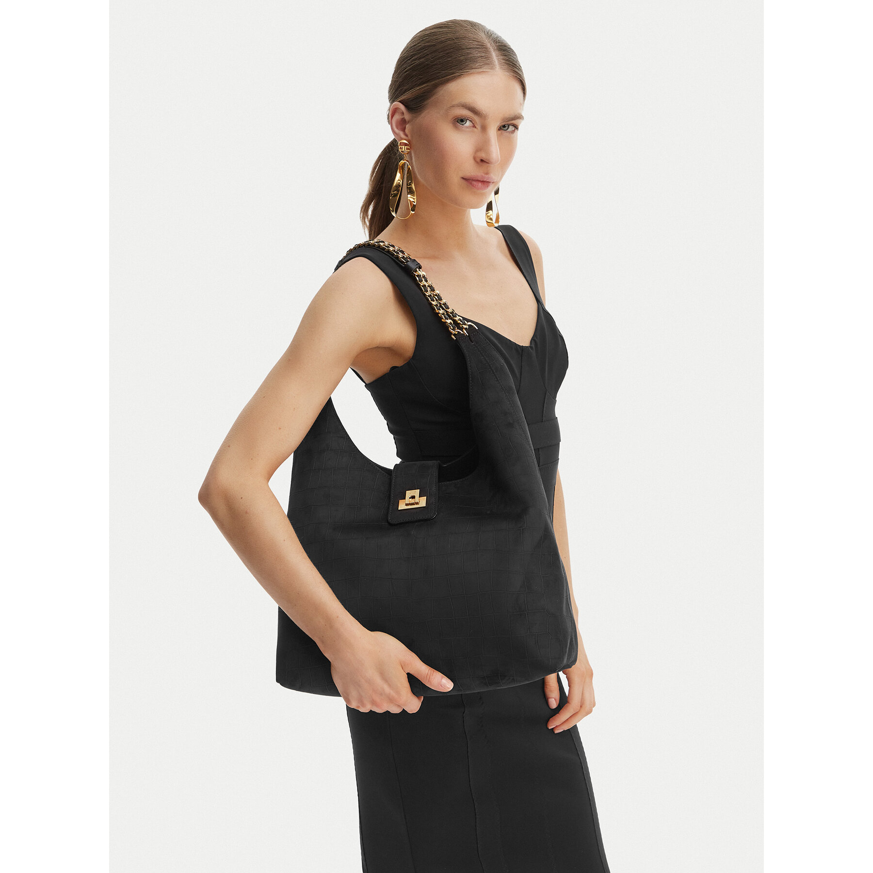 Geantă Elisabetta Franchi BS-01A-61E2-V390 Negru