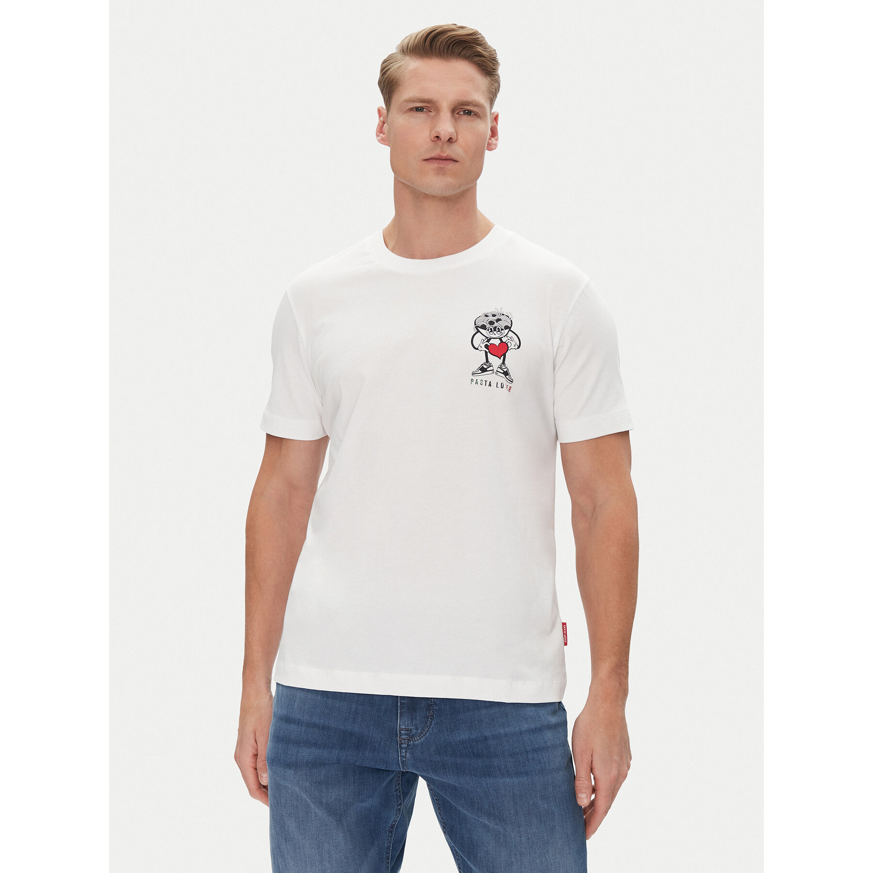 JOOP! Jeans Póló 15 JJJ-23Alonzo 30045691 Fehér Modern Fit