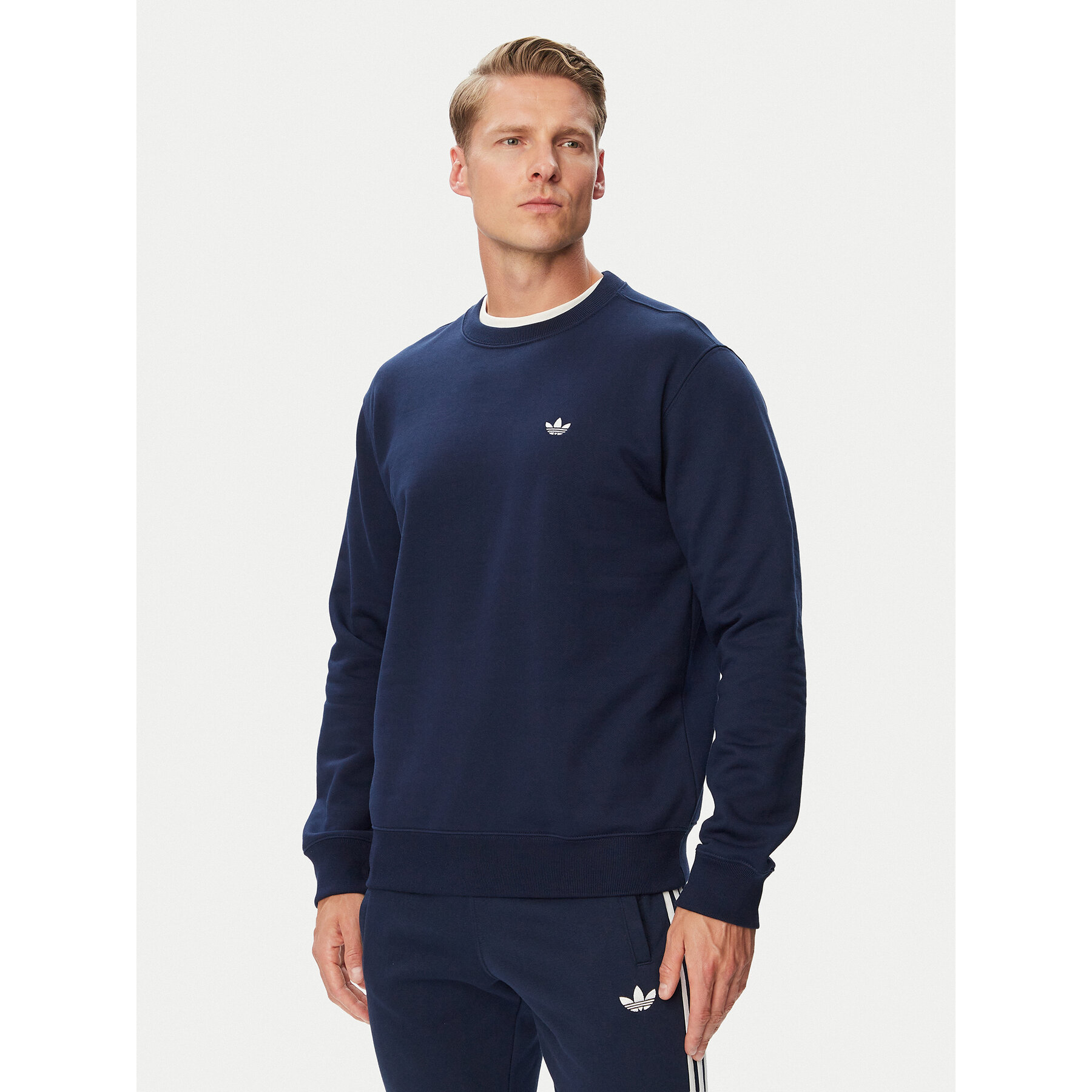 adidas Sweatshirt Trefoil Essentials KS9812 Dunkelblau Regular Fit