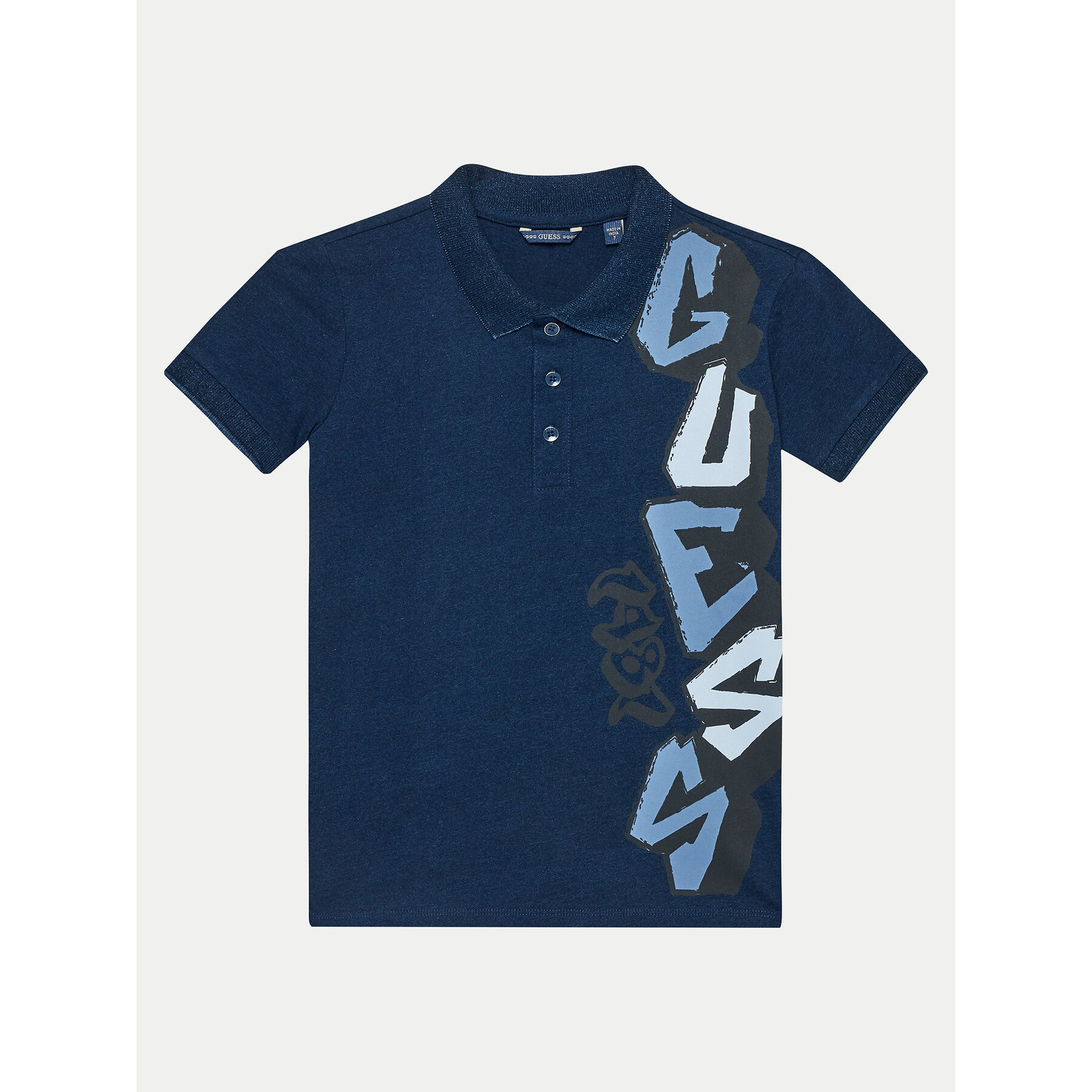 Guess Polo L4GP02 K8GA0 Σκούρο μπλε Regular Fit