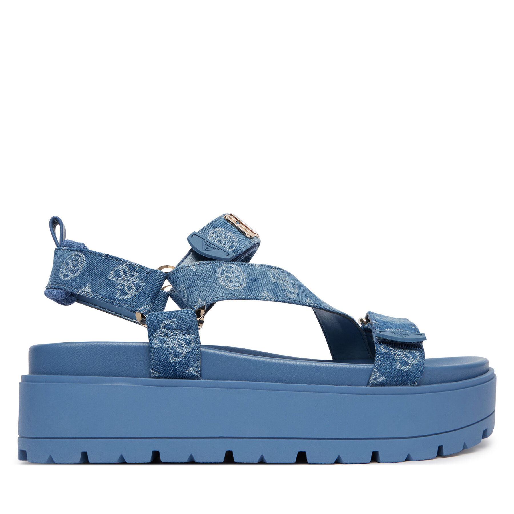 Szandál Guess FLJFTT DEN03 Kék