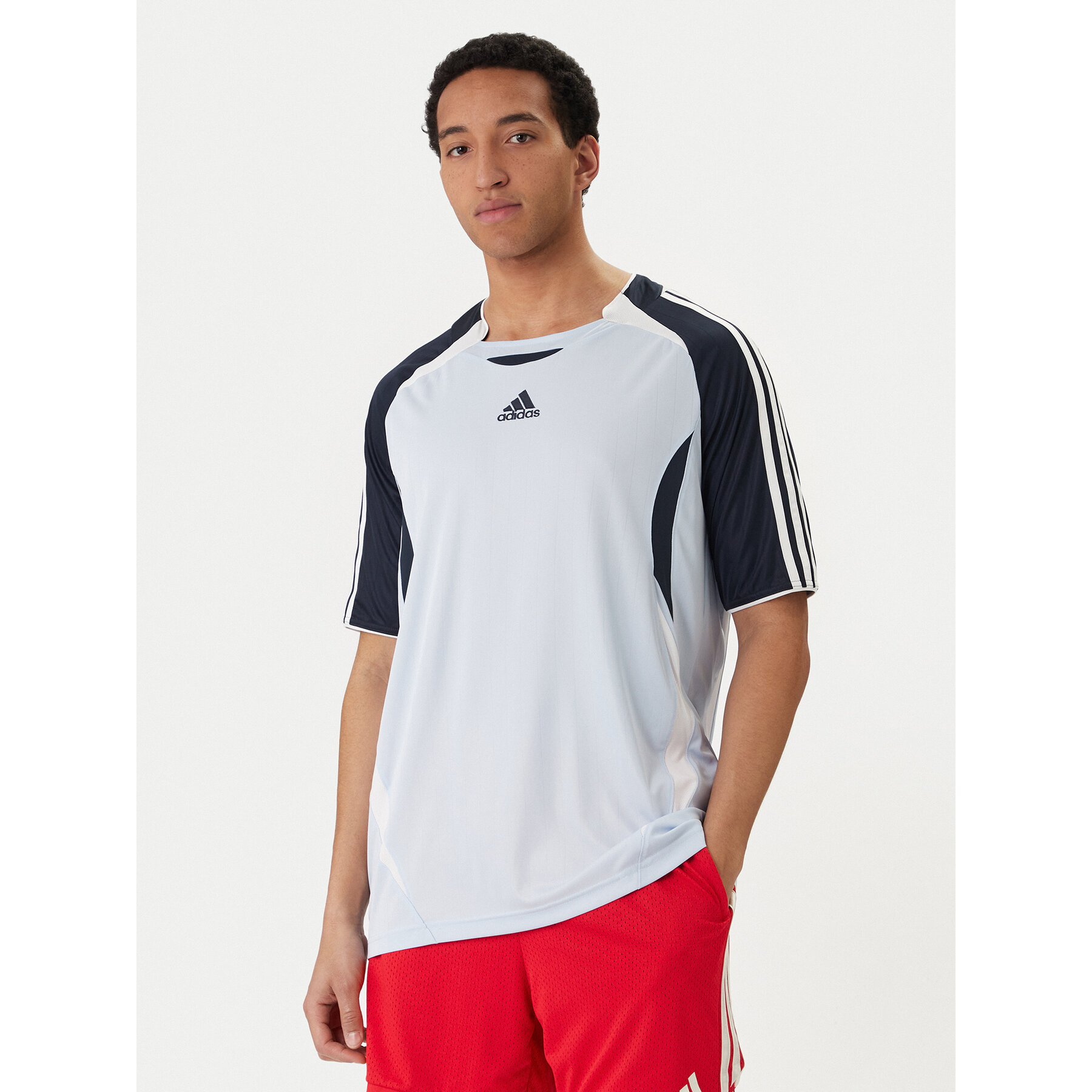 adidas T-Shirt adicolor Teamgeist KD5849 Himmelblau Regular Fit