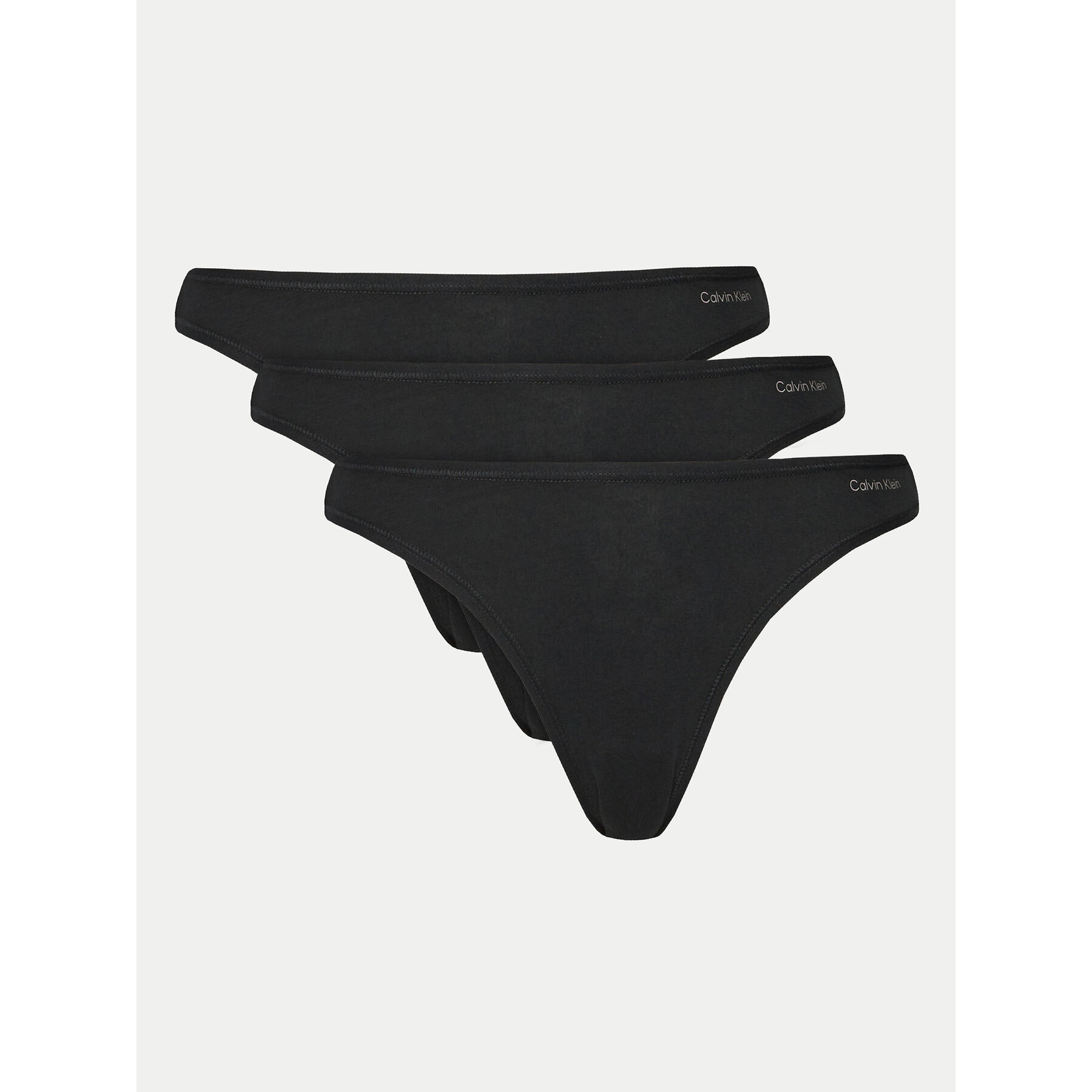Calvin Klein Underwear Calvin Klein Underwear Σετ 3 τεμάχια στρίνγκ 000QD5217E Μαύρο