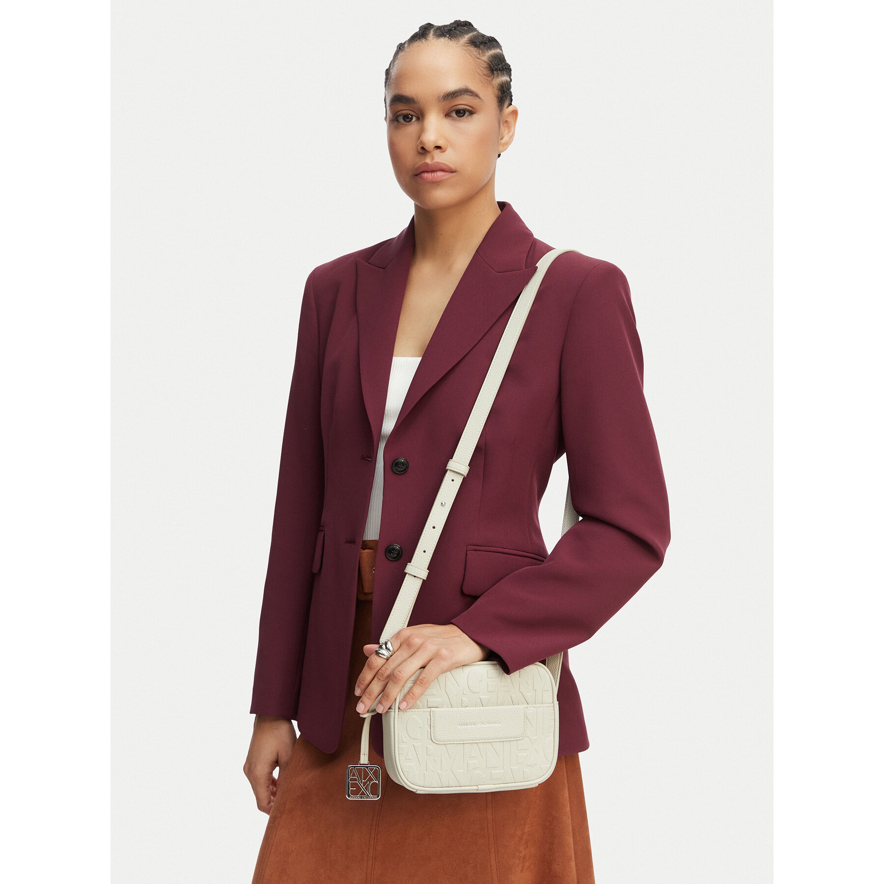 Kabelka Armani Exchange XW001578 AF15774 U6275 Krémová