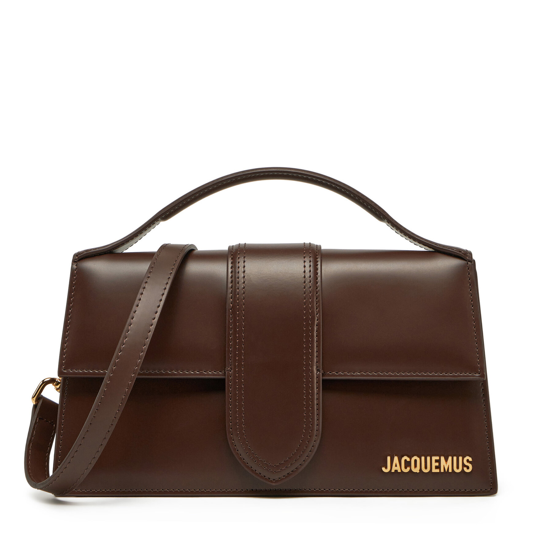 Kabelka JACQUEMUS Le Grand Bambino 213BA007-3100 Hnedá