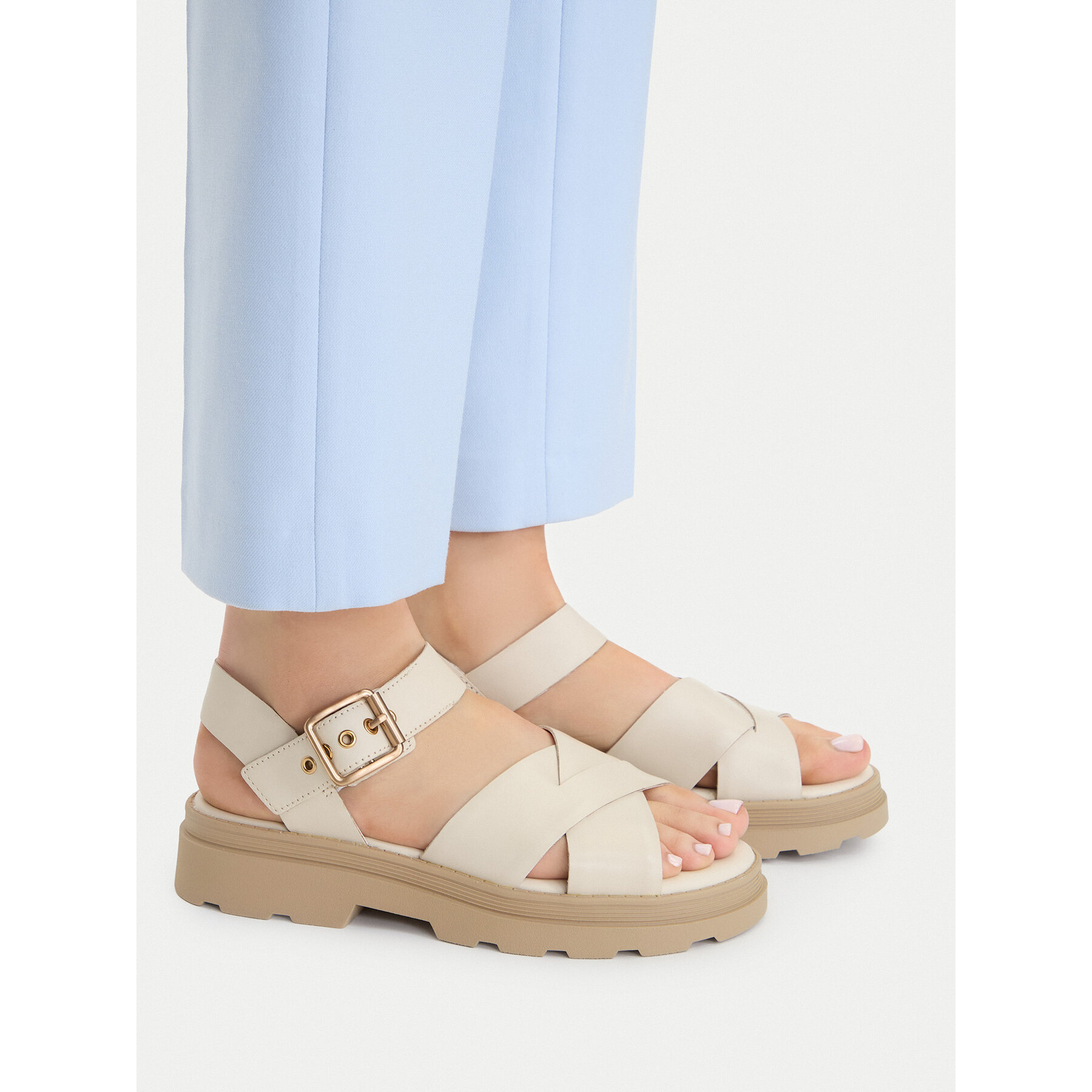 Sandale Clarks Orinoco3 Cross 26186092 Écru