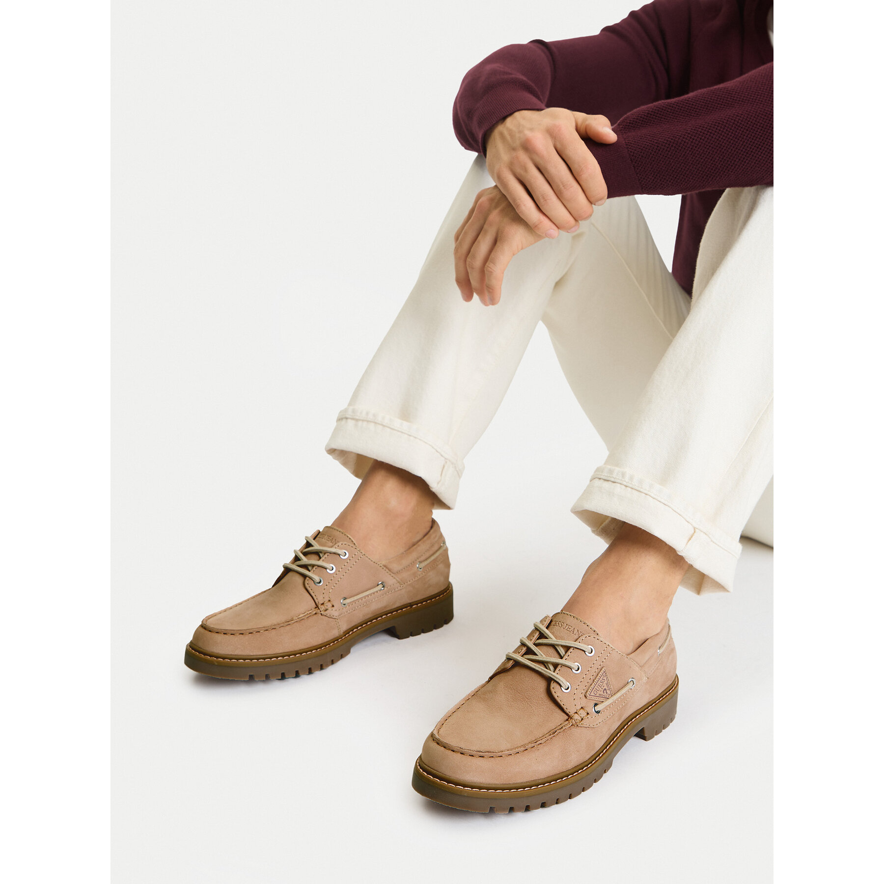 Pantofi Guess Jeans CWBEO-FOX-01 MI08 Bej