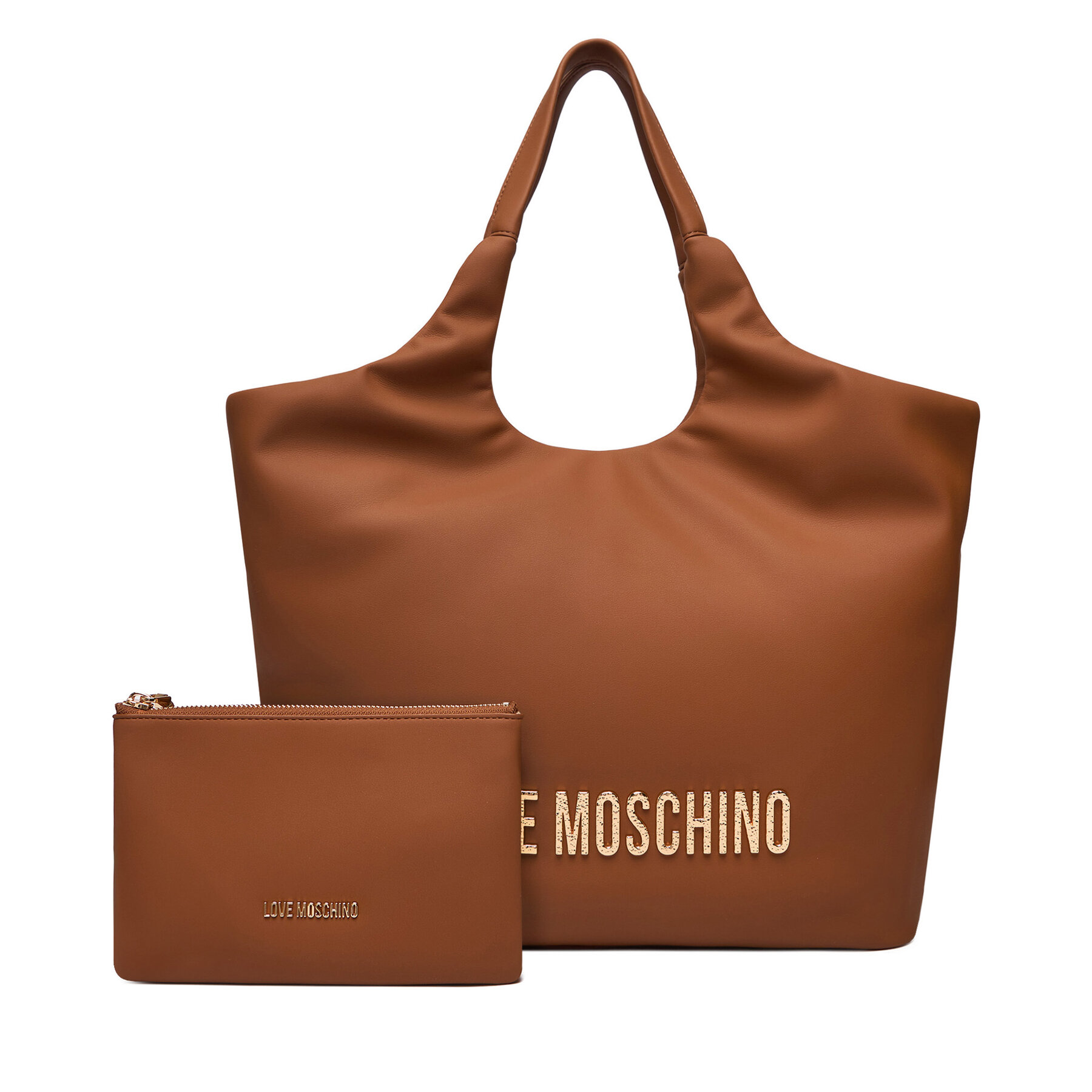 Geantă LOVE MOSCHINO JC4396PP0NKD020A Maro