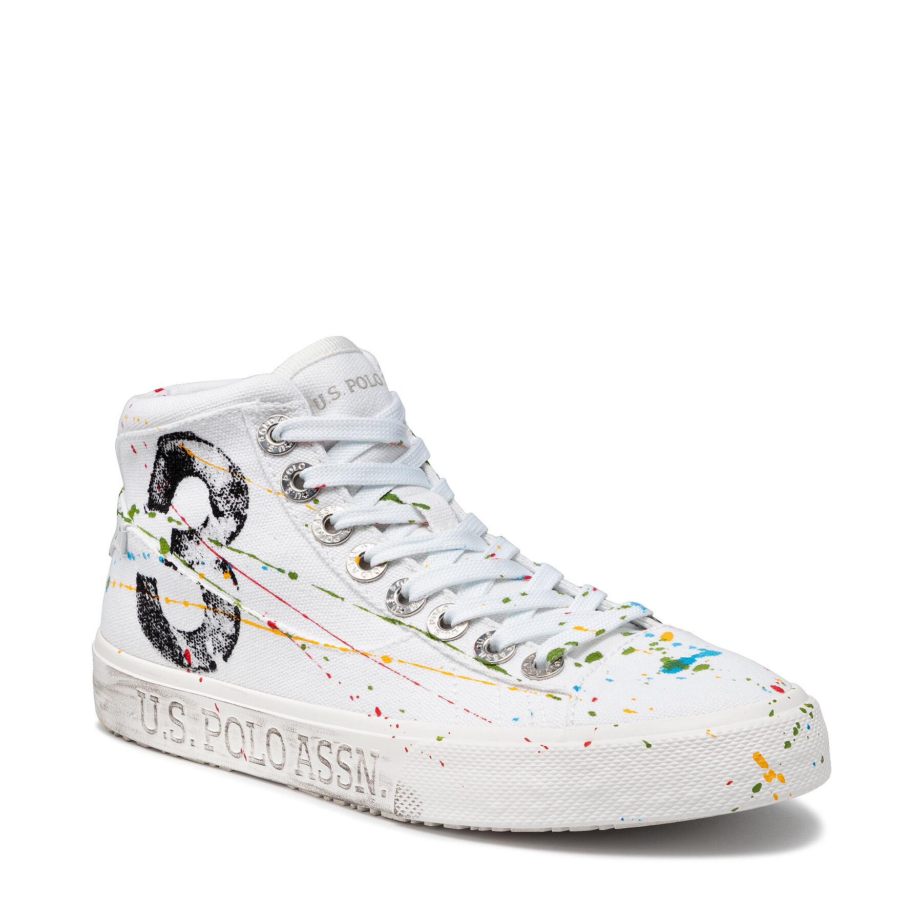 Sneakers U.S. Polo Assn. Marew MAREW4242S0/CY1 Whi/Nr3 epantofi.ro imagine noua