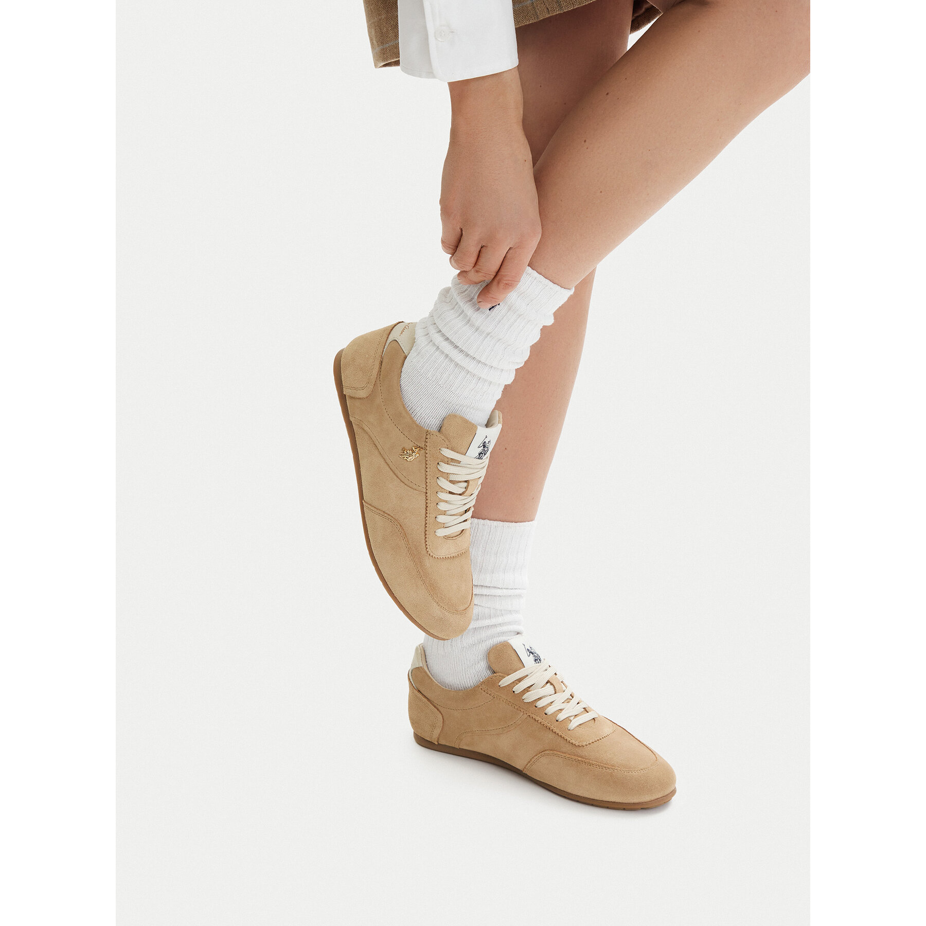Сникърси U.S. Polo Assn. EO-CAMMY001W/6S1 Бежов