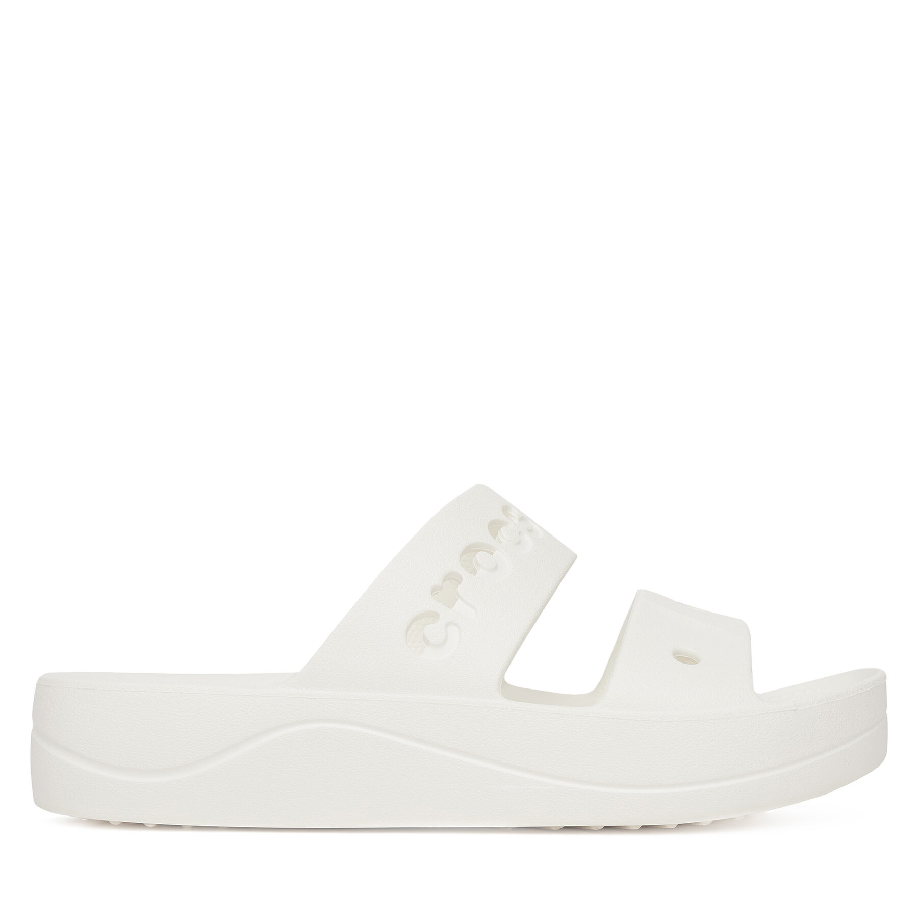 Şlapi Crocs BAYA PLATFORM SANDAL 208188-100 Alb