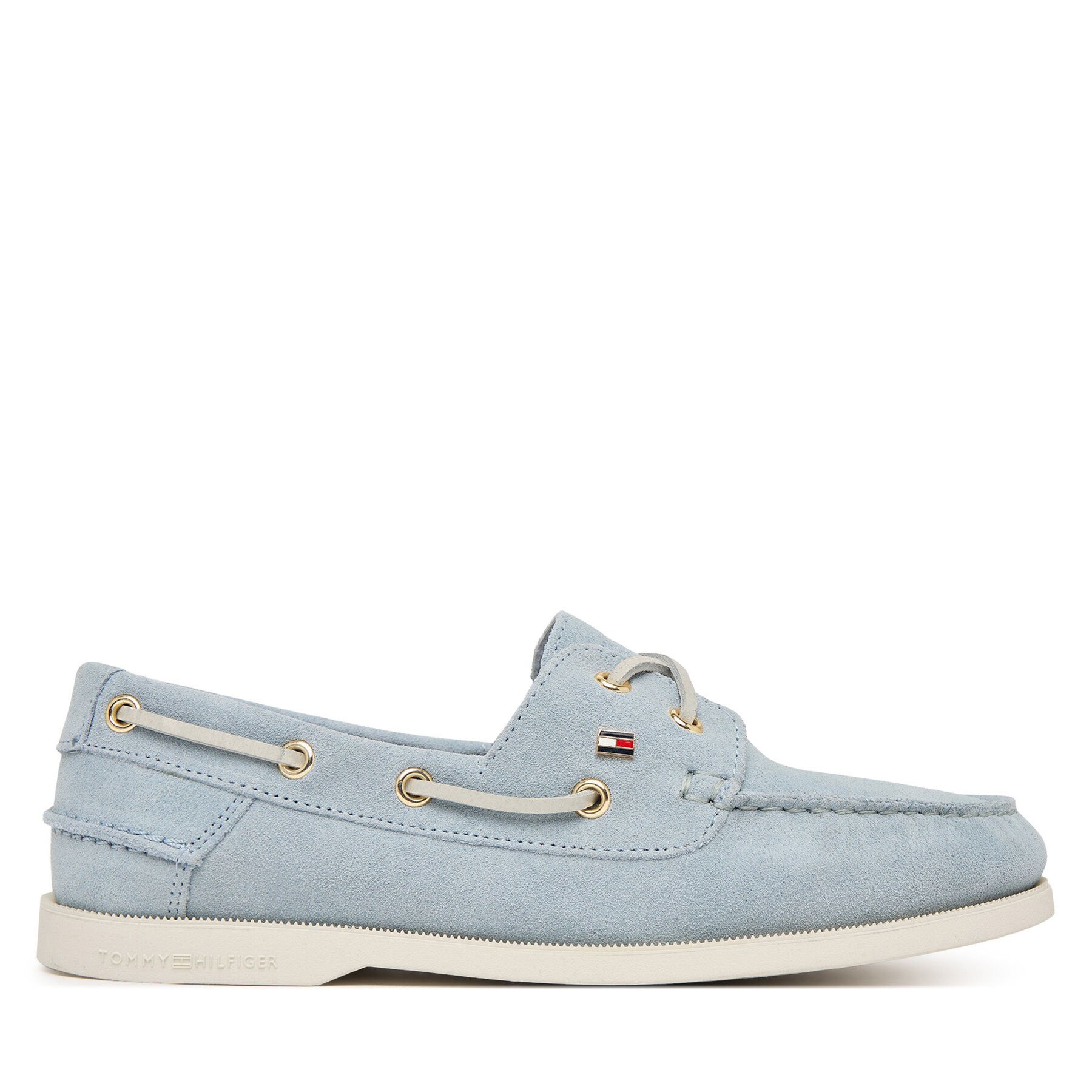 Mocasini Tommy Hilfiger FW0FW09338 Albastru celest