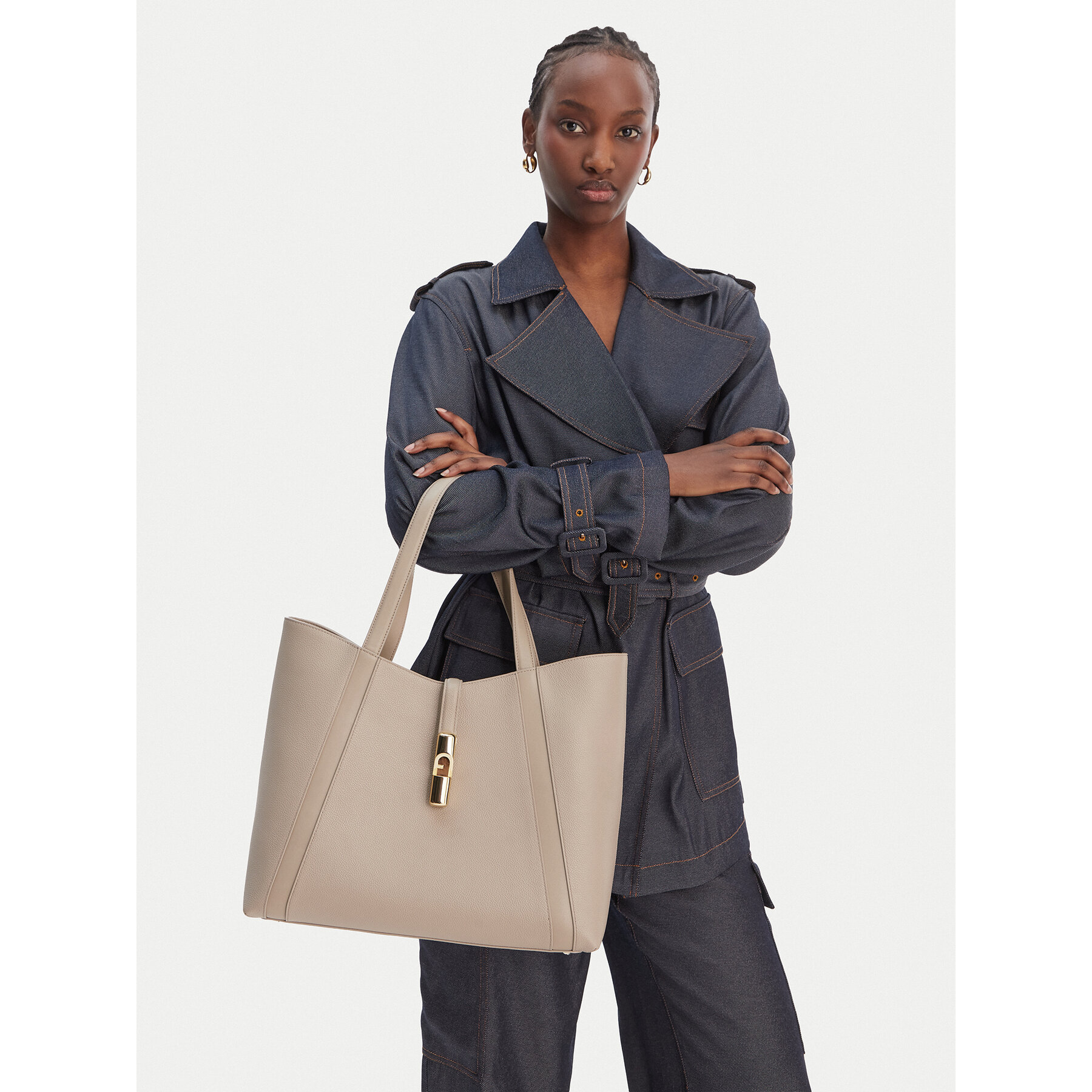 Kabelka Furla Goccia L WB01788 BX3353 KH 4488S Béžová