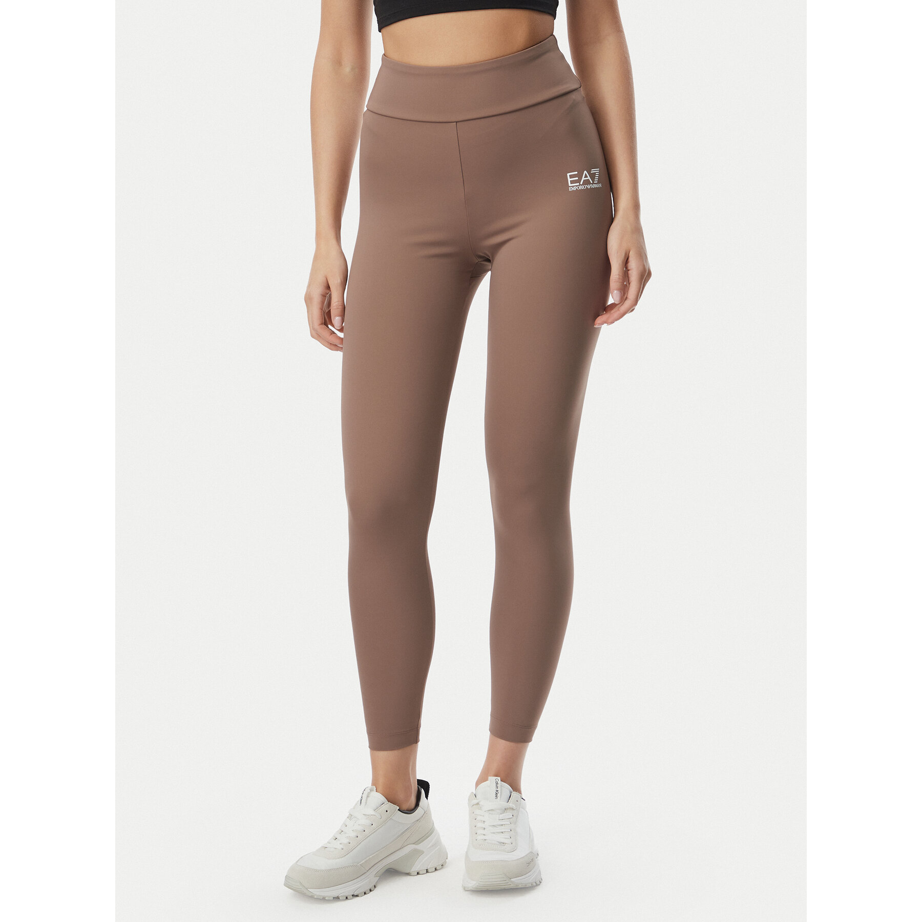 EA7 Emporio Armani Leggings 7W000232 AF12625 U6041 Dunkelbeige Slim Fit