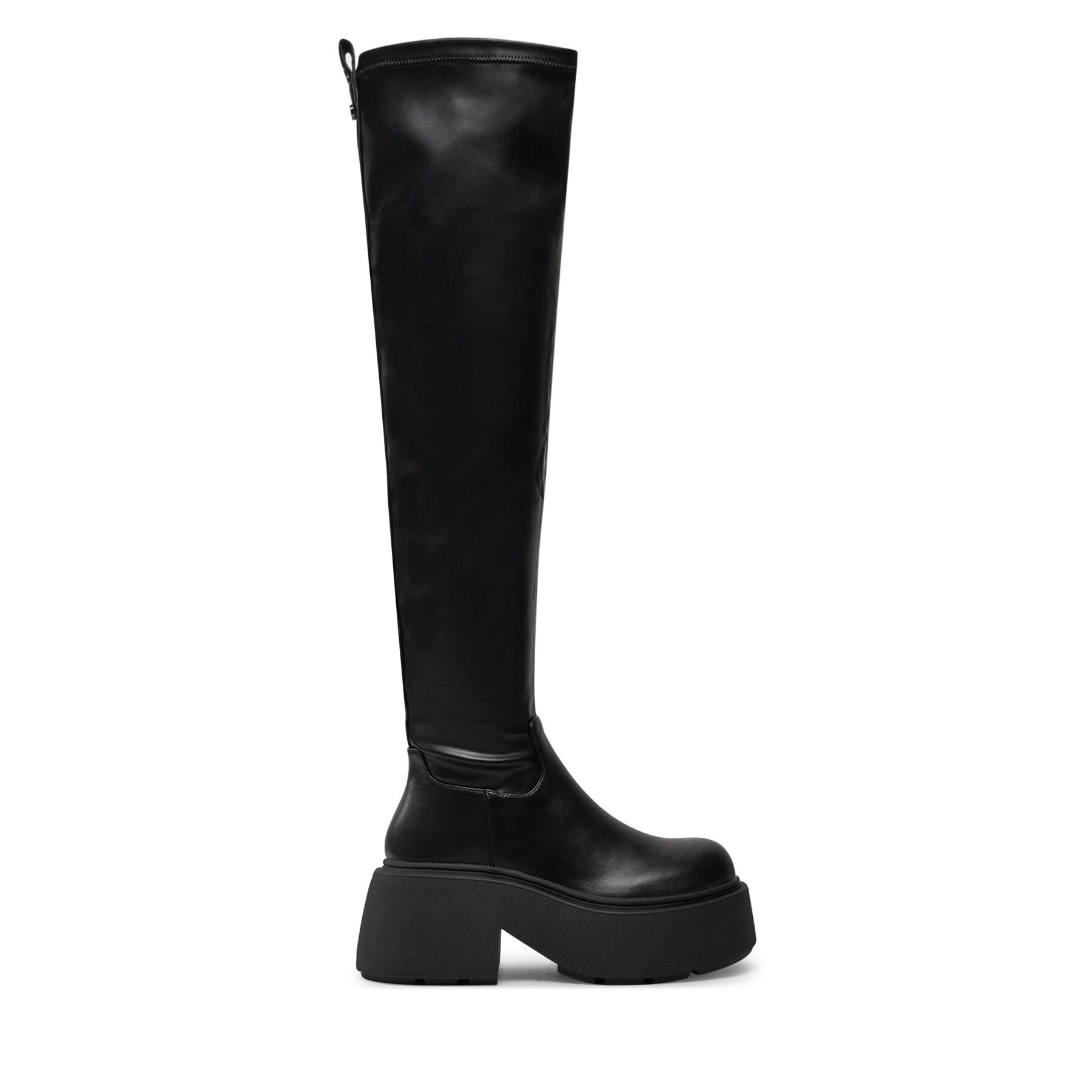 Bottes Buffalo Vicious Stretch Overknee 1223076 Noir