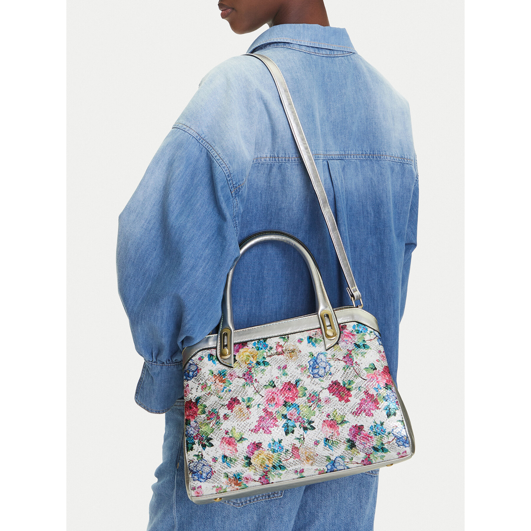 Τσάντα Laura Vita Aramis 04 Λευκό