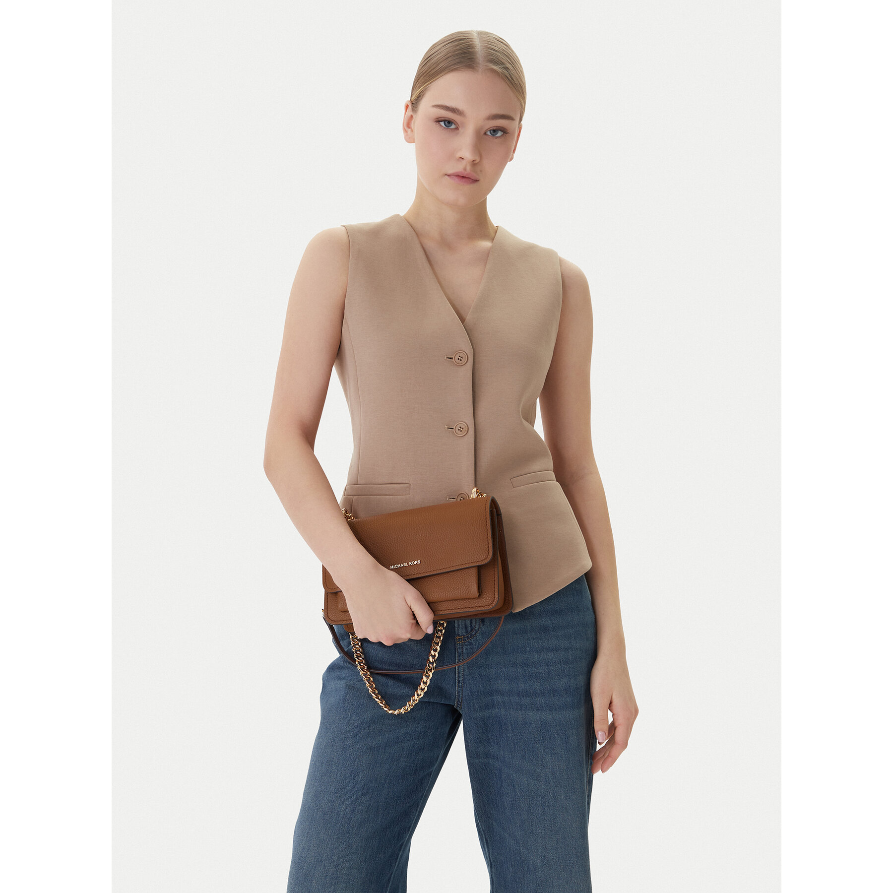 Torbica MICHAEL Michael Kors 30T4GC7L3T Smeđa