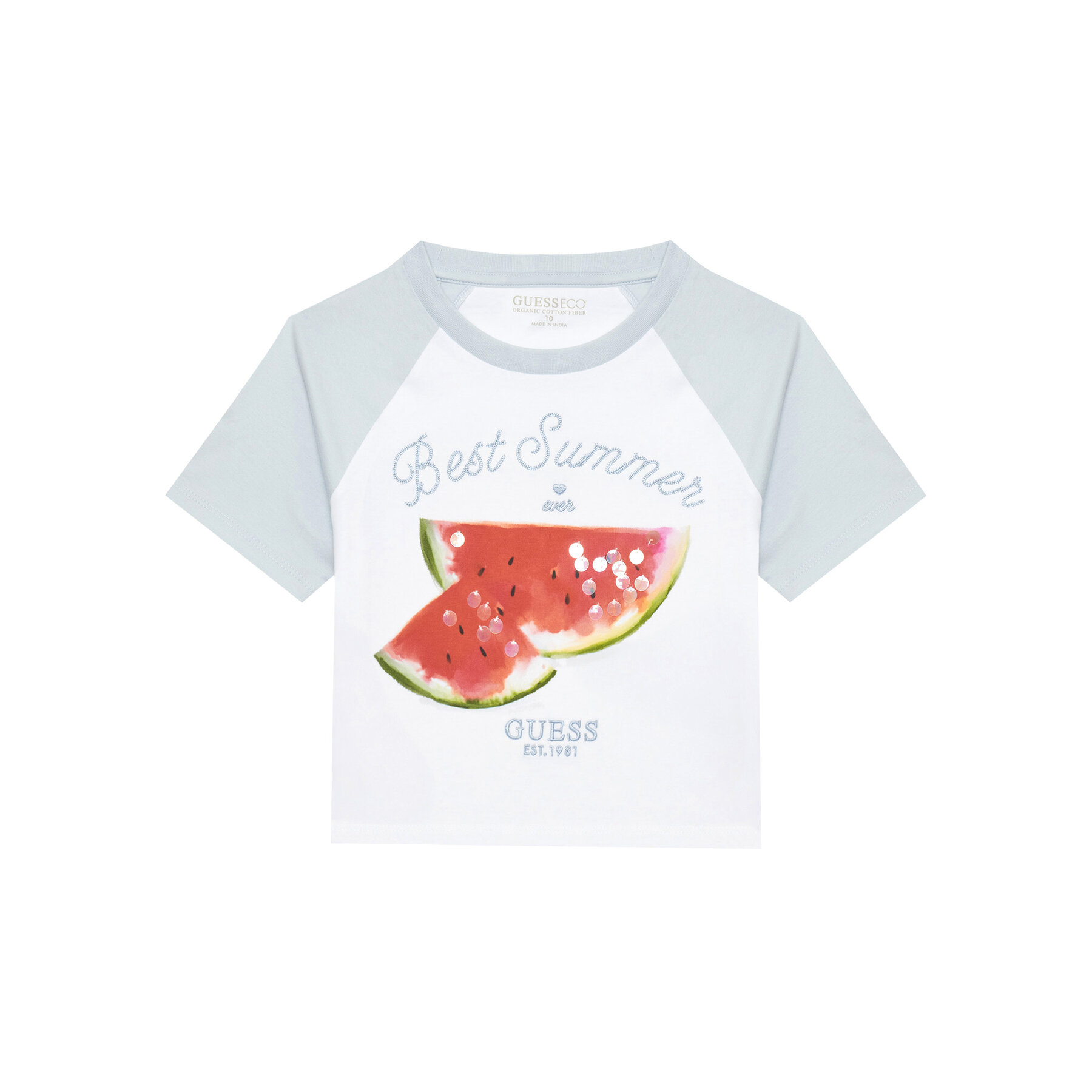 Guess T-Shirt J5GI06 K8HM4 Λευκό Boxy Fit