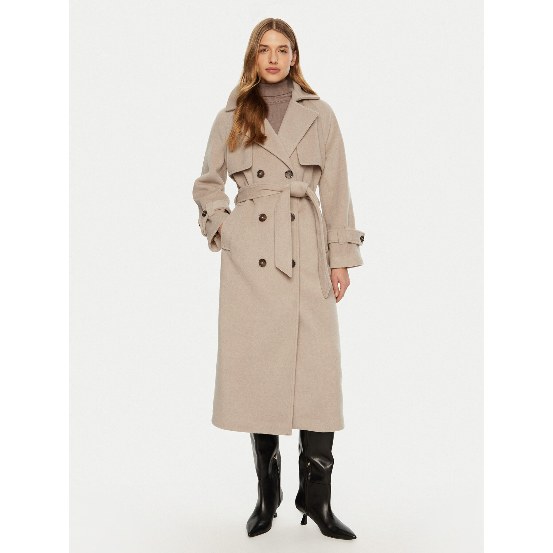 ACCESS FASHION Übergangsmantel 44-9001-119 Beige Relaxed Fit