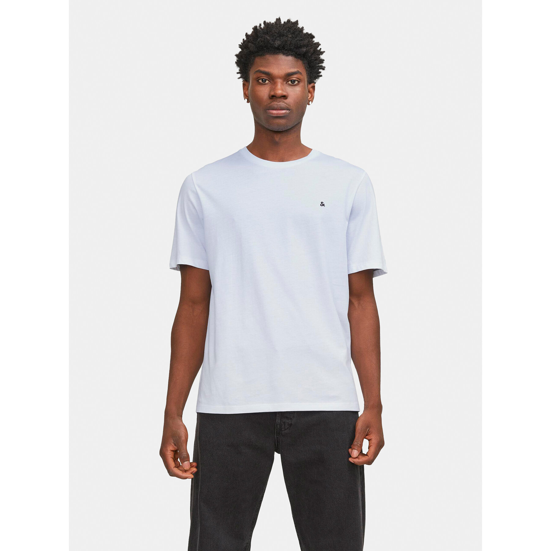 Jack & Jones Póló Paulos 12245087 Fehér Standard Fit