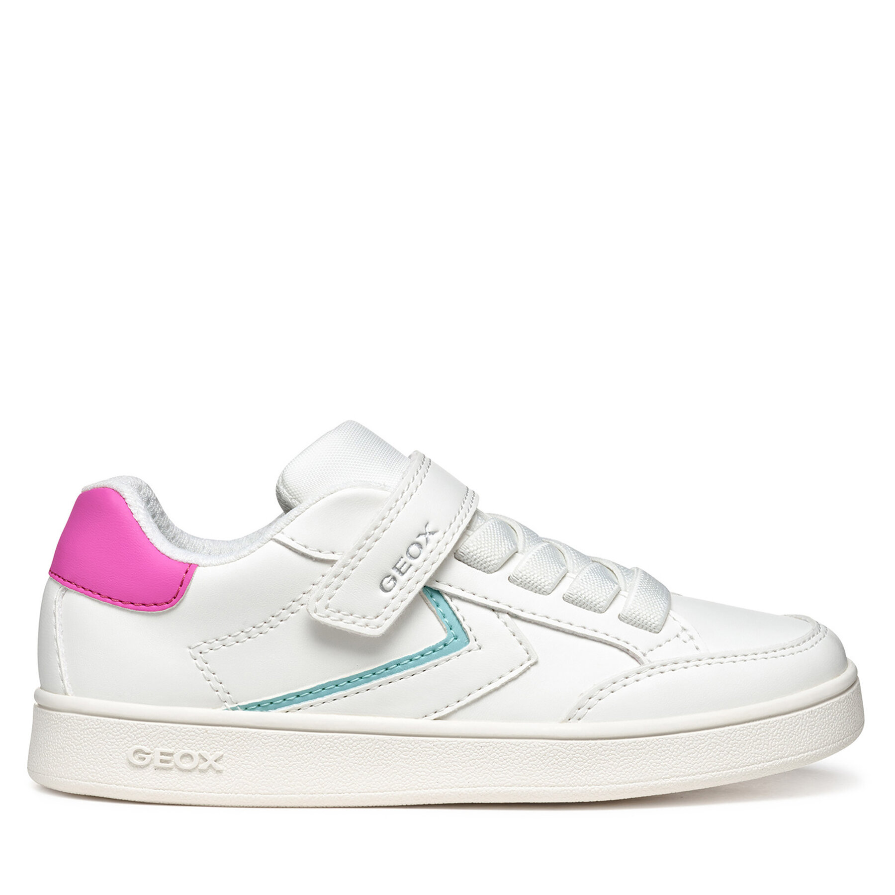Sneakersy Geox J Eclyper J55LRB 5411 C0563 D Biela