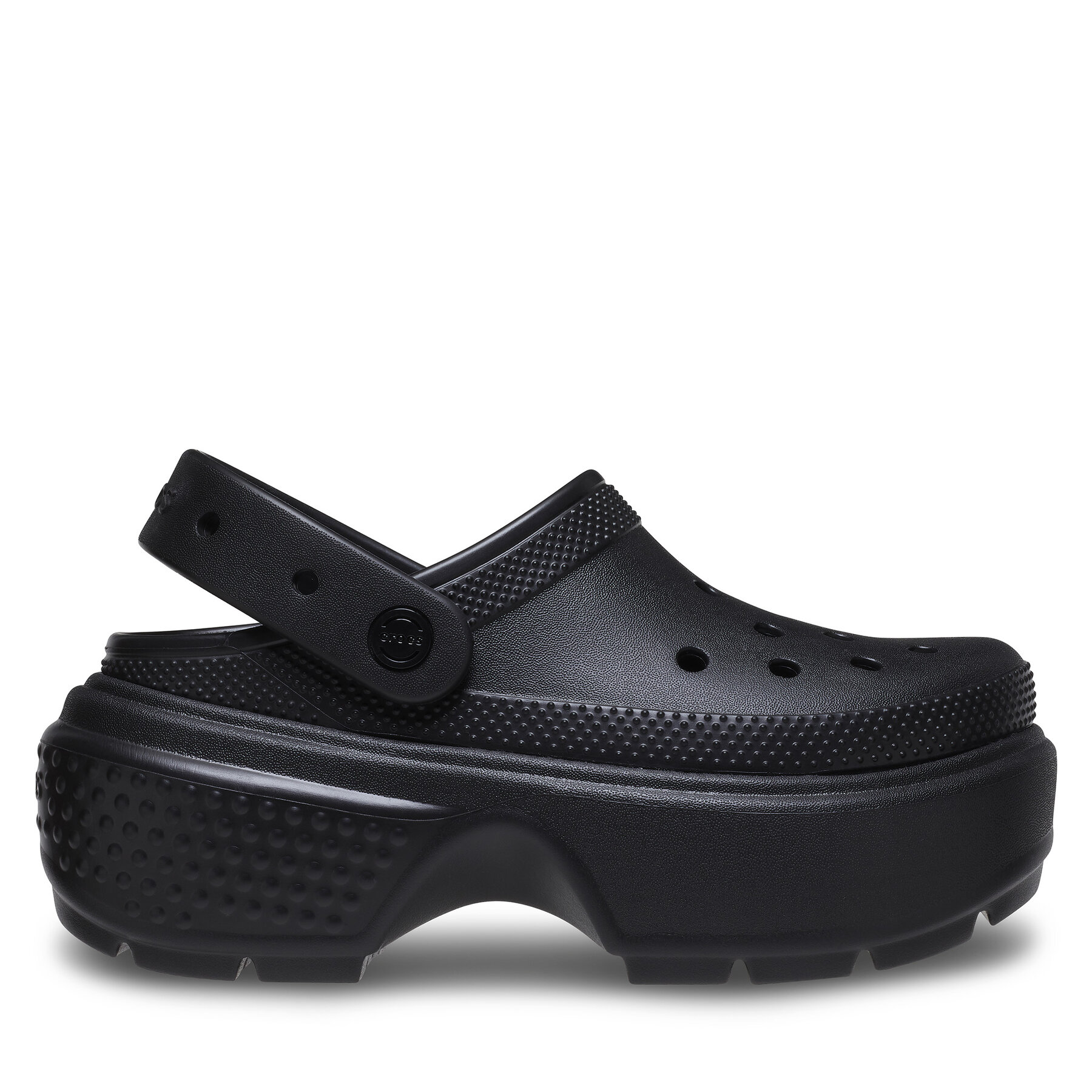 Mules / sandales de bain Crocs Stomp Clog 209347 Noir