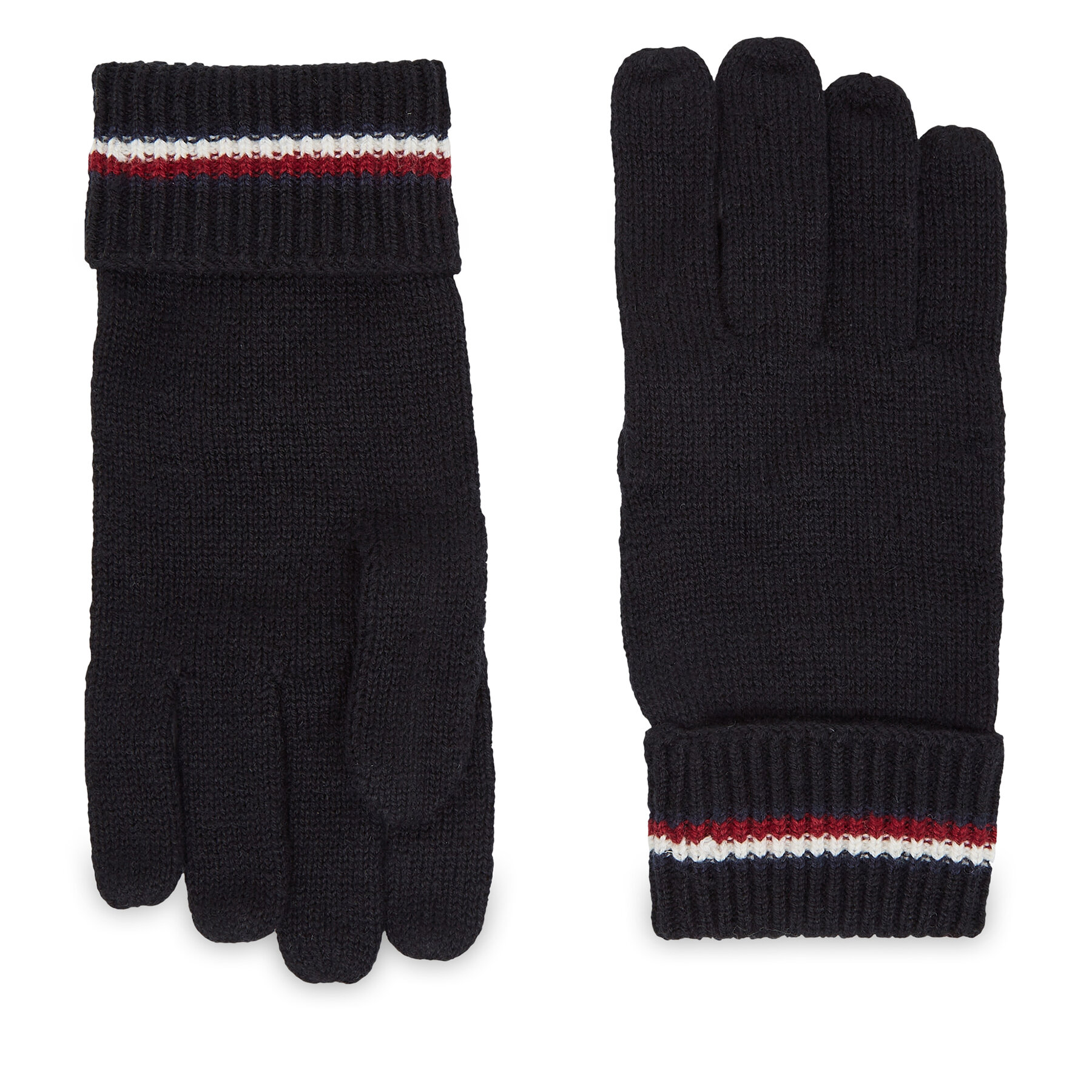 

Чоловічі рукавички Tommy Hilfiger Corporate Knit Gloves AM0AM11488 Black BDS, Чорний