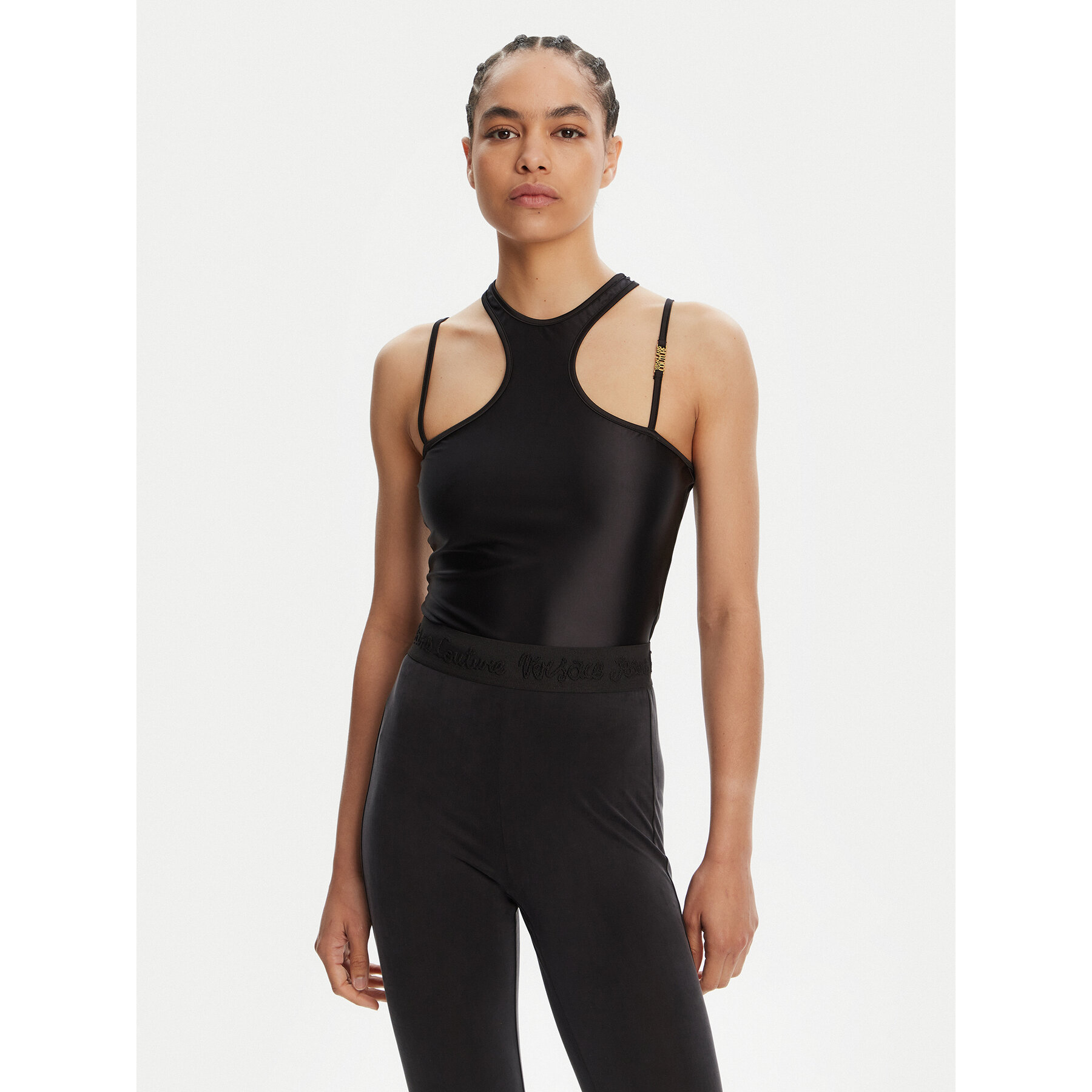 Versace Jeans Couture Body 78HAM210 Schwarz Slim Fit