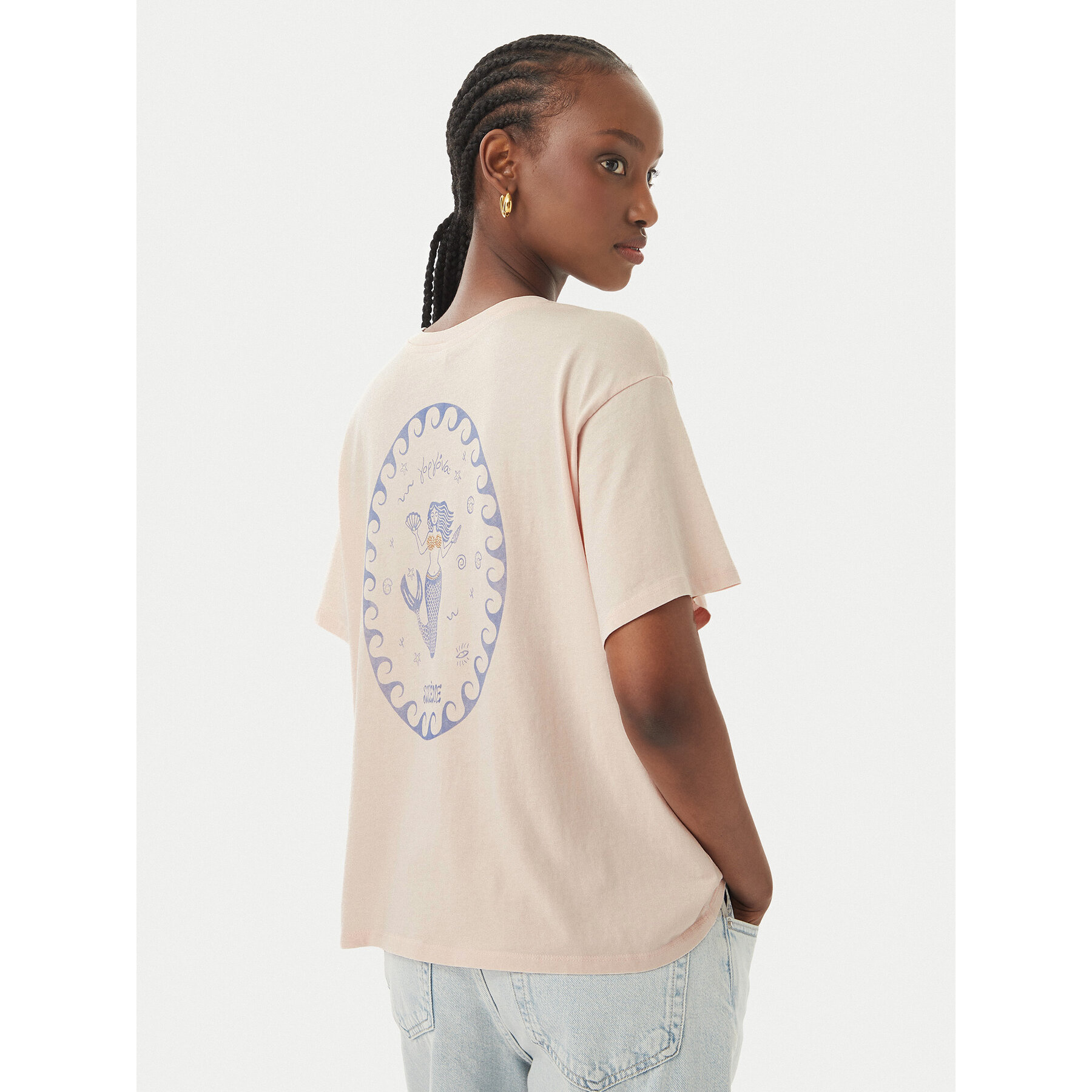 ONLY T-Shirt Celine 15374989 Hellrosa Regular Fit