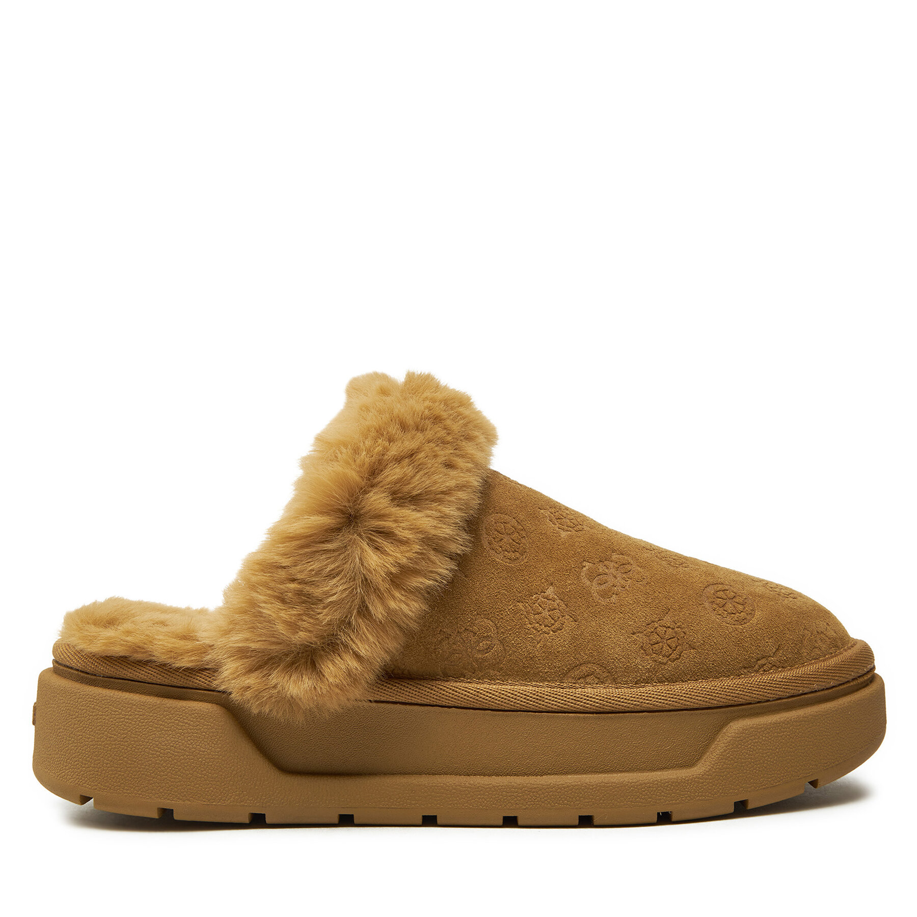 Пантофи Guess Unika3 FLFUK3 FAL06 Кафяв