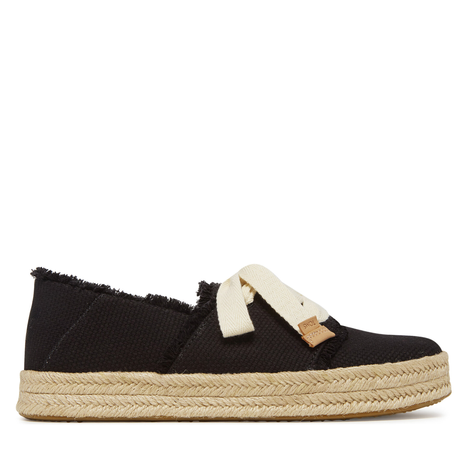Damskie Espadryle Toms, Rozmiar 39 Czarny Carolina 10021856