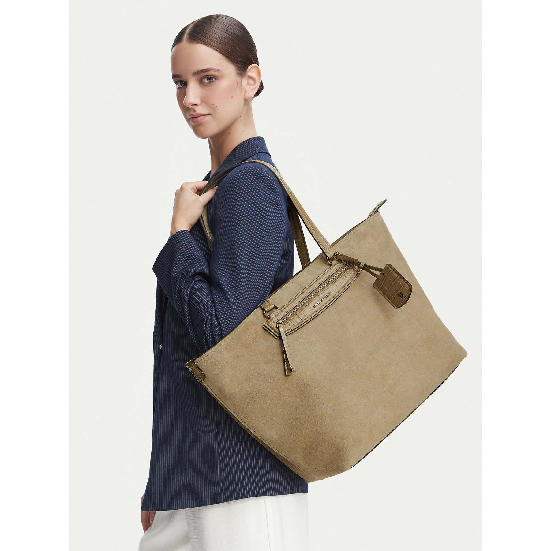 Geantă MICHAEL Michael Kors 30F6ATVT4S Kaki