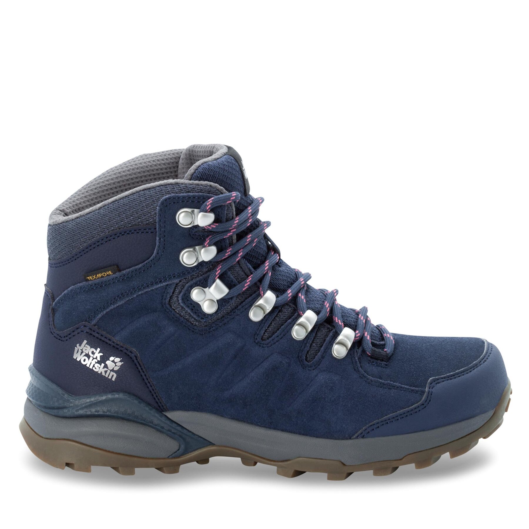 Botas de trekking Jack Wolfskin Refugio Texapore Mid W 4050871 Azul marino