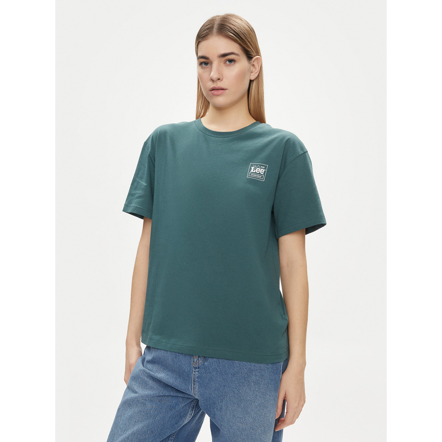 Lee T-Shirt 112350208 Πράσινο Relaxed Fit