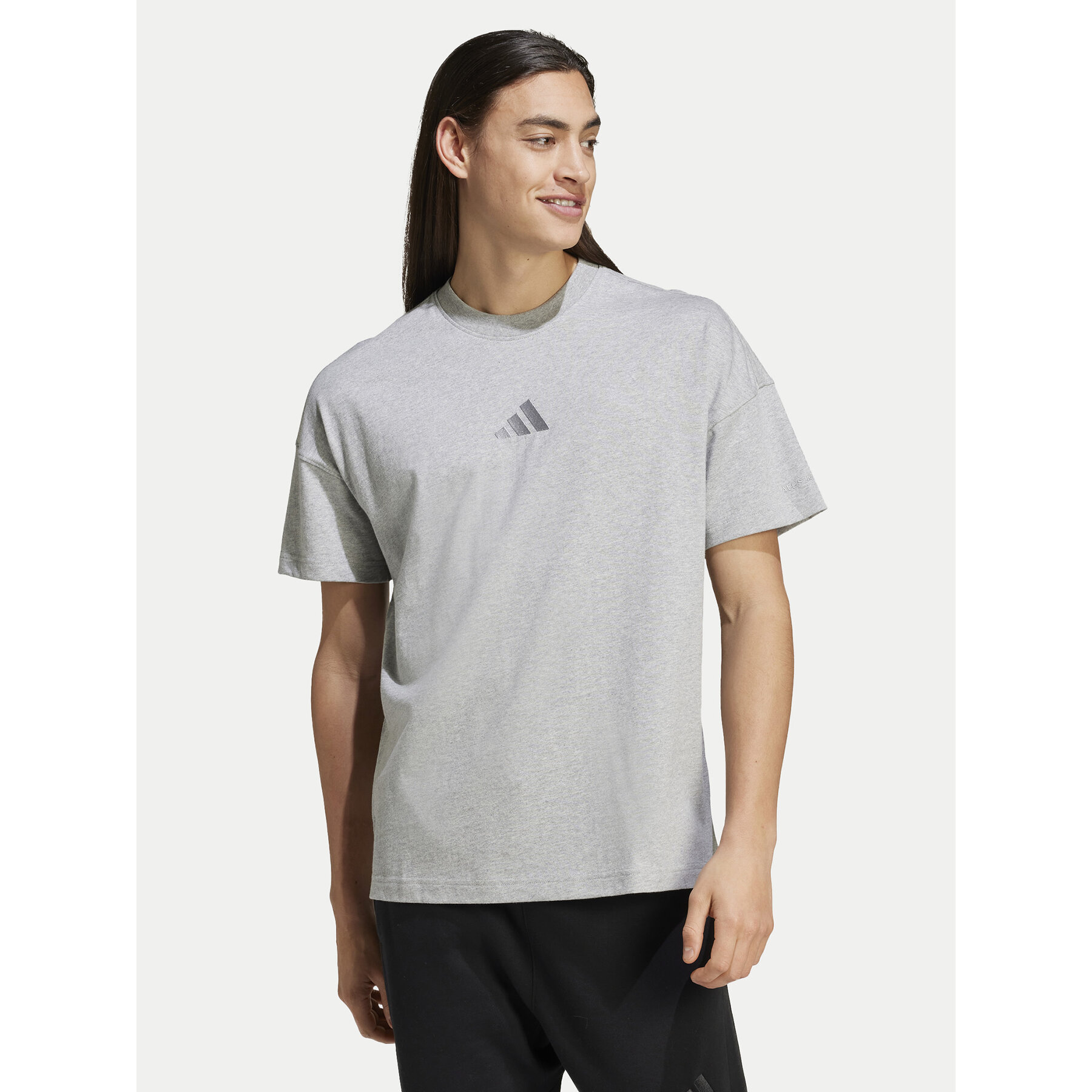 adidas Póló ALL SZN IY4138 Szürke Loose Fit
