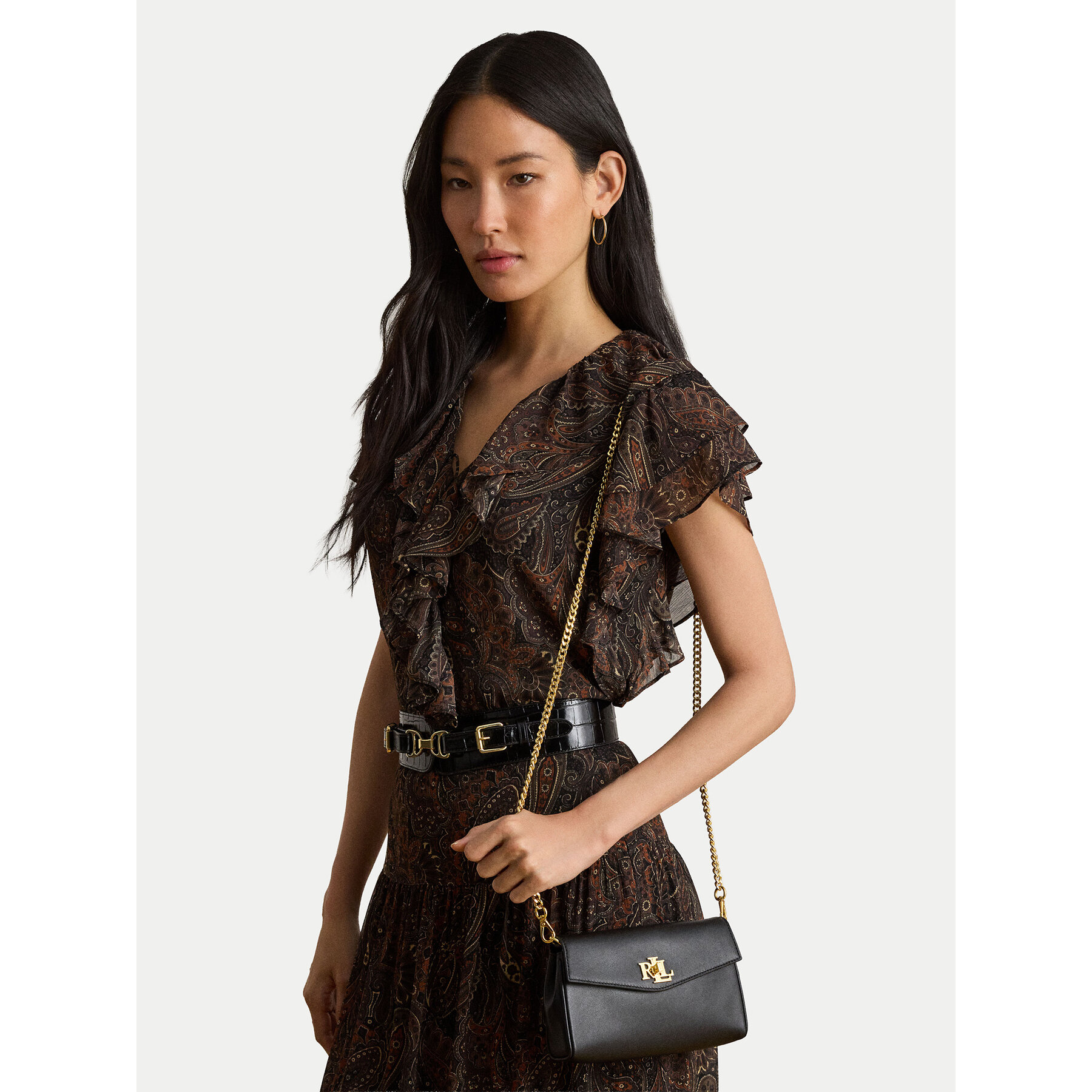 Torbica LAUREN RALPH LAUREN 432P11743002 Crna