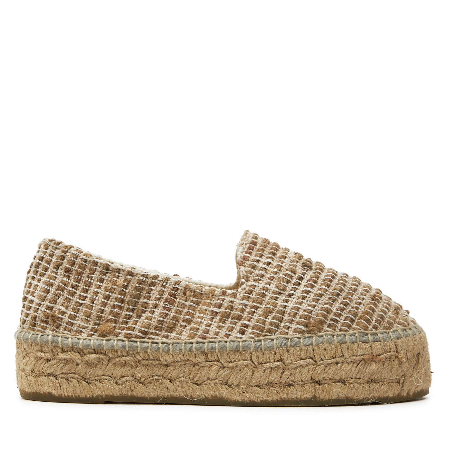 Manebi Dámske Espadrilky, Rozmer: 37, Béžová, Yucatan Double Sole Espadrilles G 1.2 D0
