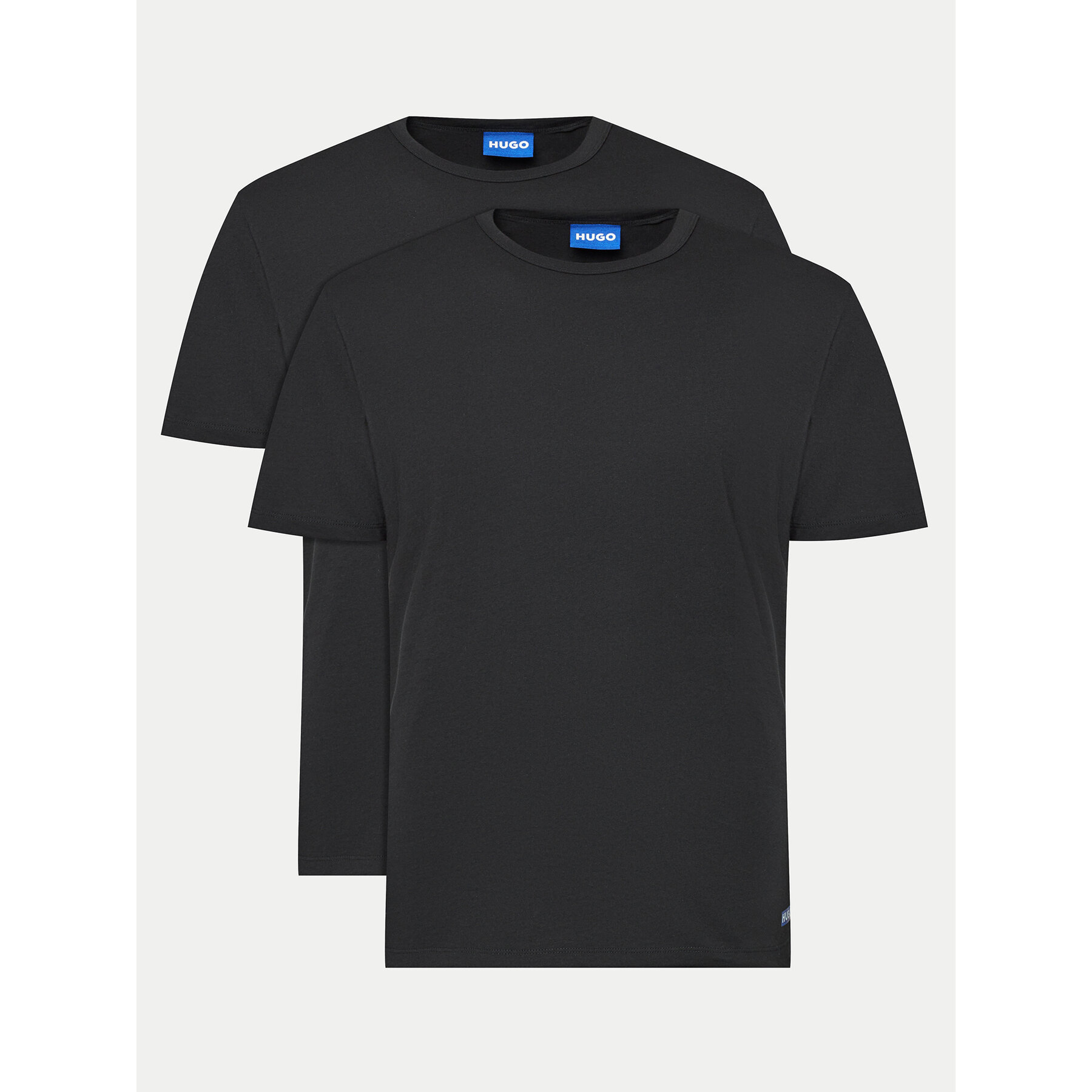 Hugo Σετ 2 T-Shirts Naolo 50522383 Μαύρο Regular Fit