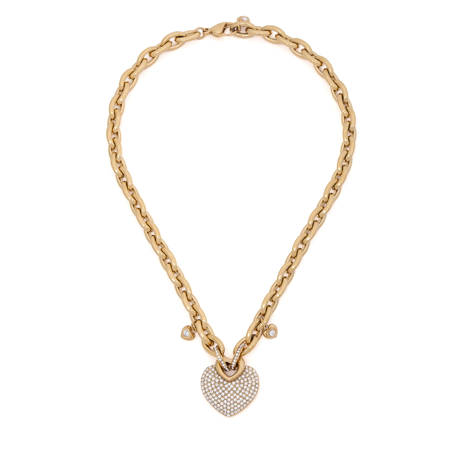 Ogrlica Guess JUBN05 205JW Zlatna