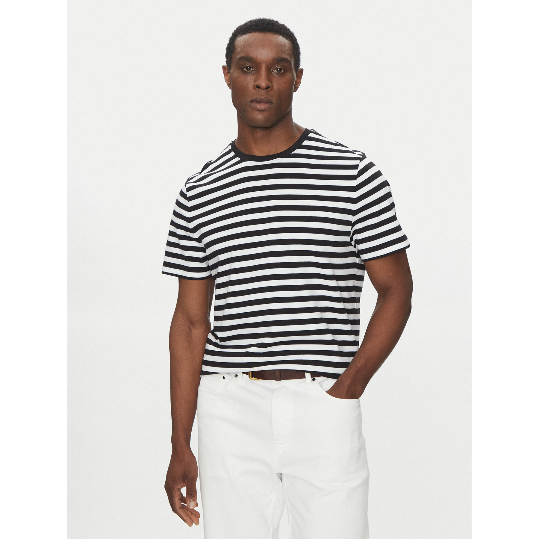 Michael Kors Póló CS55FL1HG2 Fekete Regular Fit
