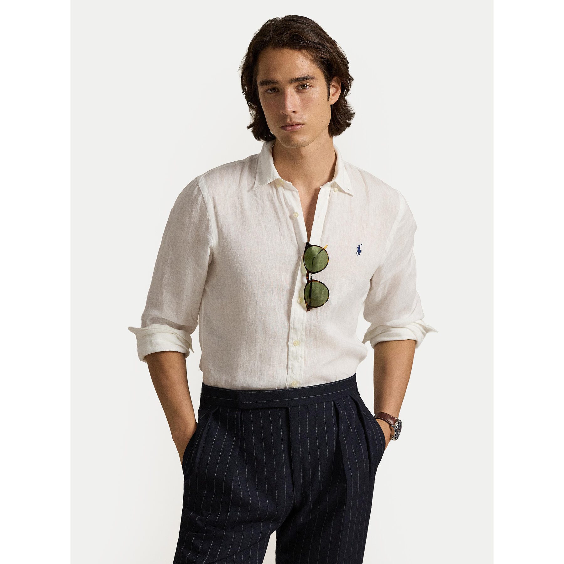 Polo Ralph Lauren Hemd 710968915014 Weiß Slim Fit