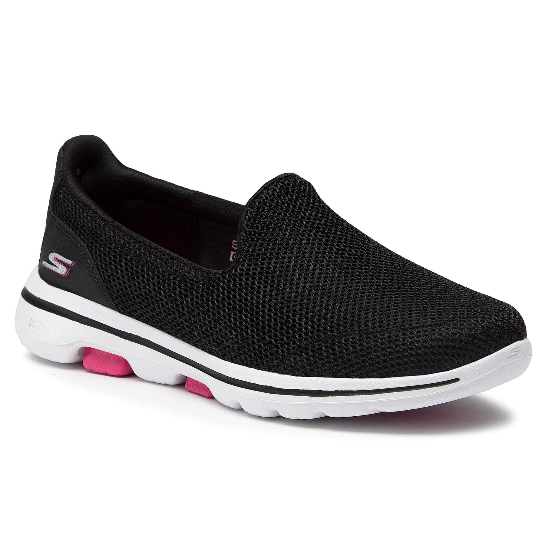 Pantofi Skechers Go Walk 5 15901/BKHP Black/Hot Pink epantofi.ro imagine noua