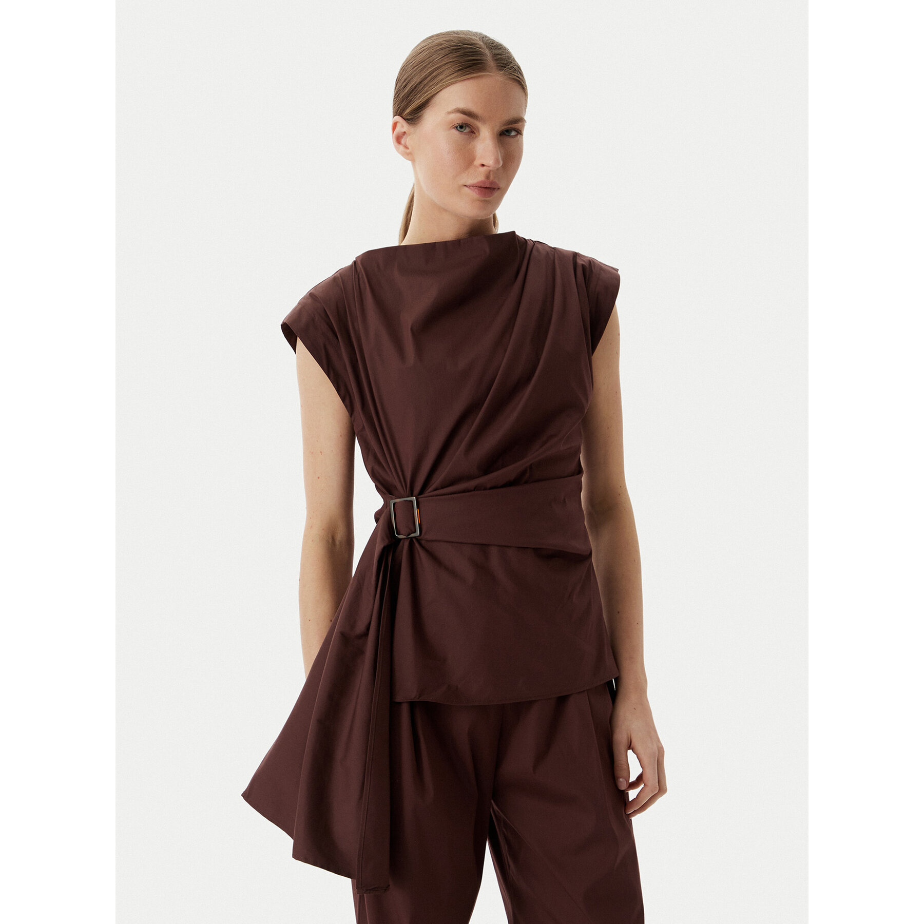 Marella Bluse Supremo 2613161072 Braun Regular Fit